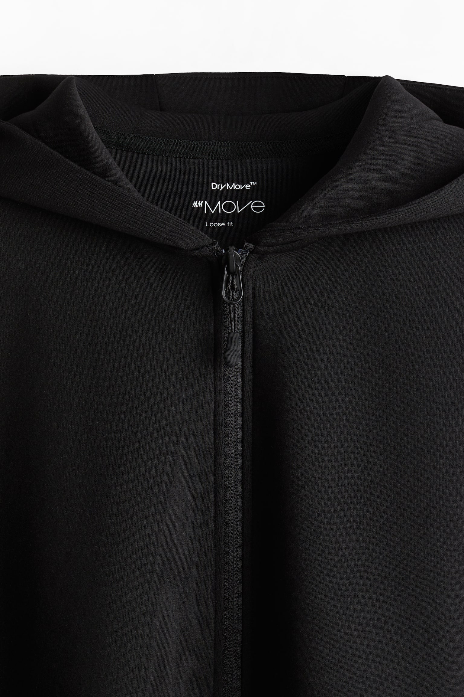 Sports zip-through hoodie in DryMove™ - Black - 5