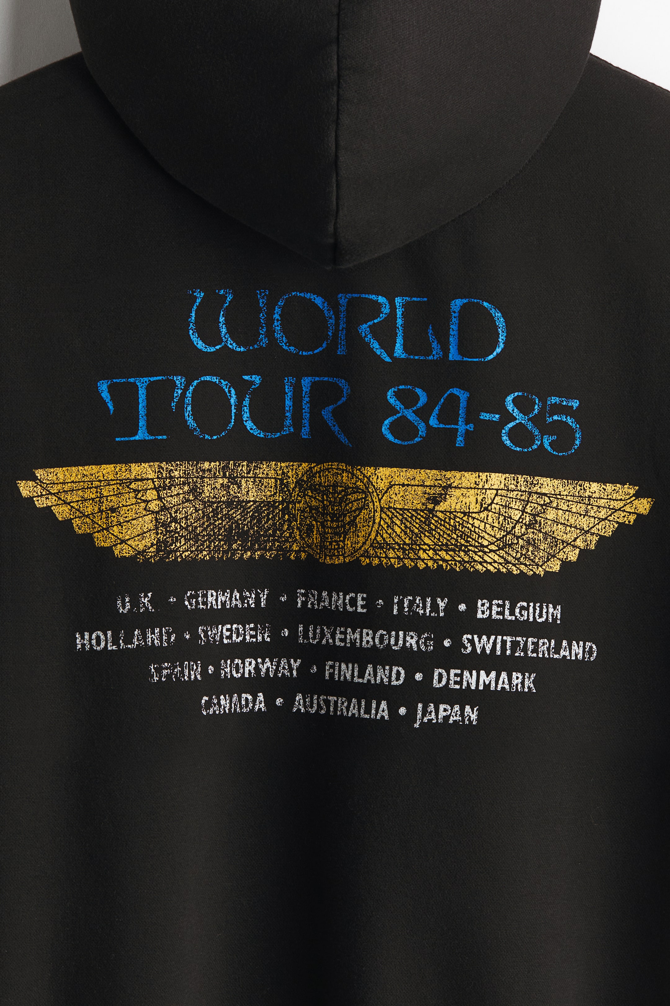 이미지 확대 보기: 오버사이즈핏 프린트 후드티 - 블랙/Iron Maiden - Men | H&M KR 7