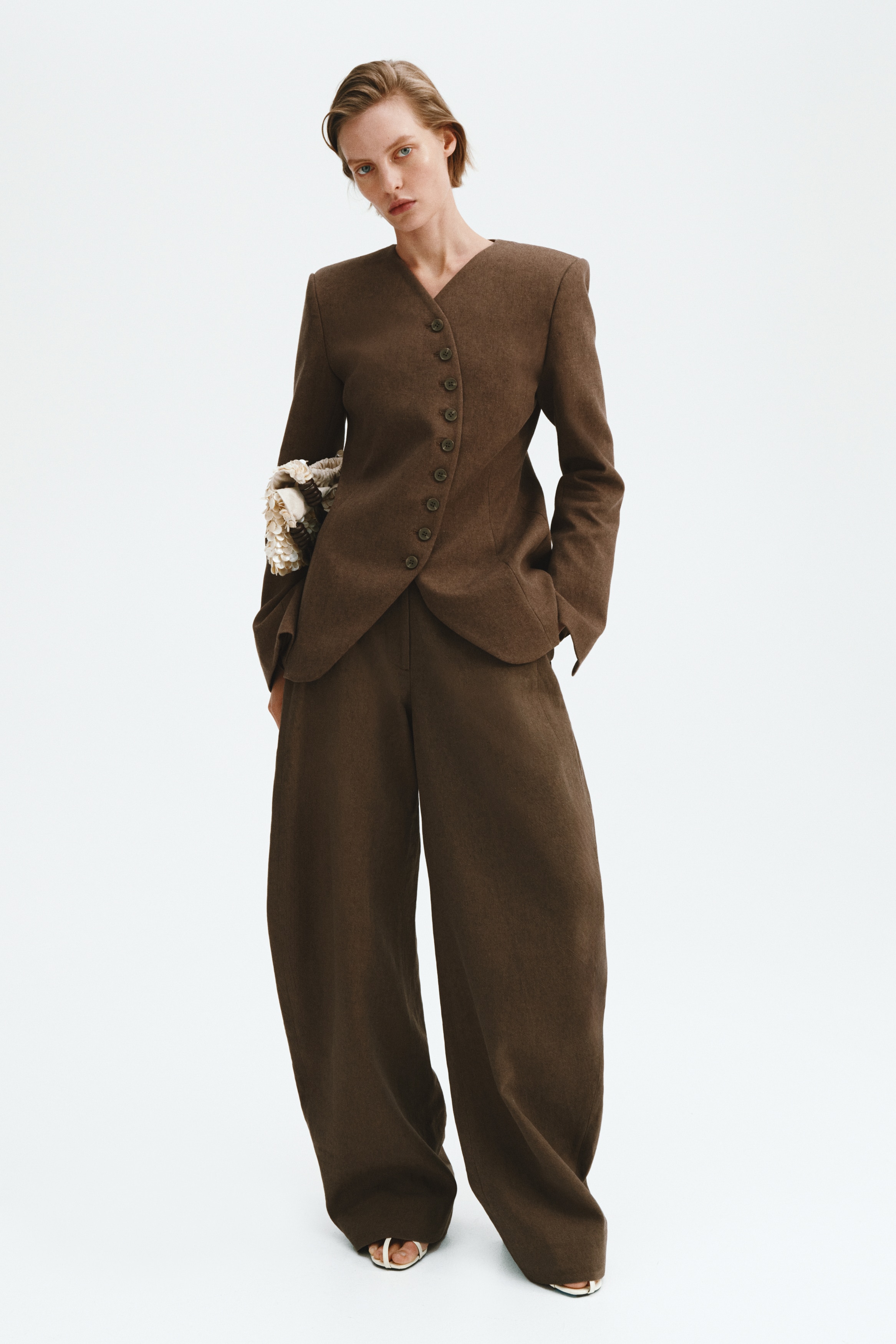 Tailored Linen-Blend Jacket from H&M - $109