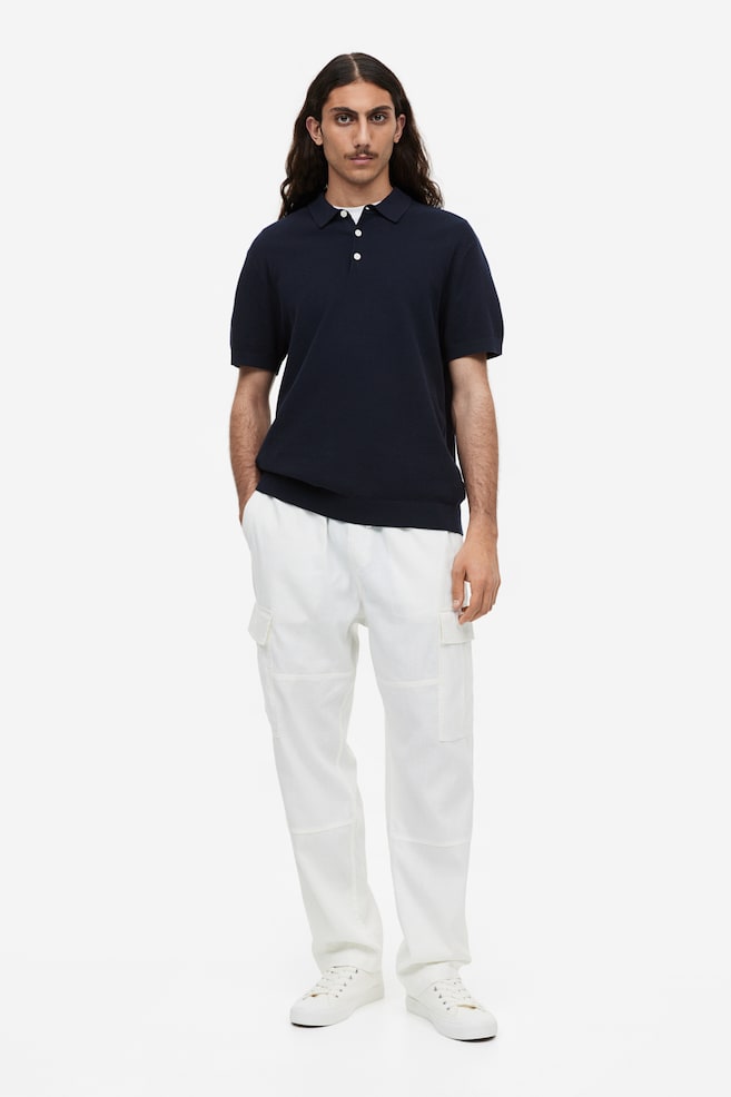 Regular Fit Polo shirt - Dark blue/White/Greige/Black/dc/dc - 7