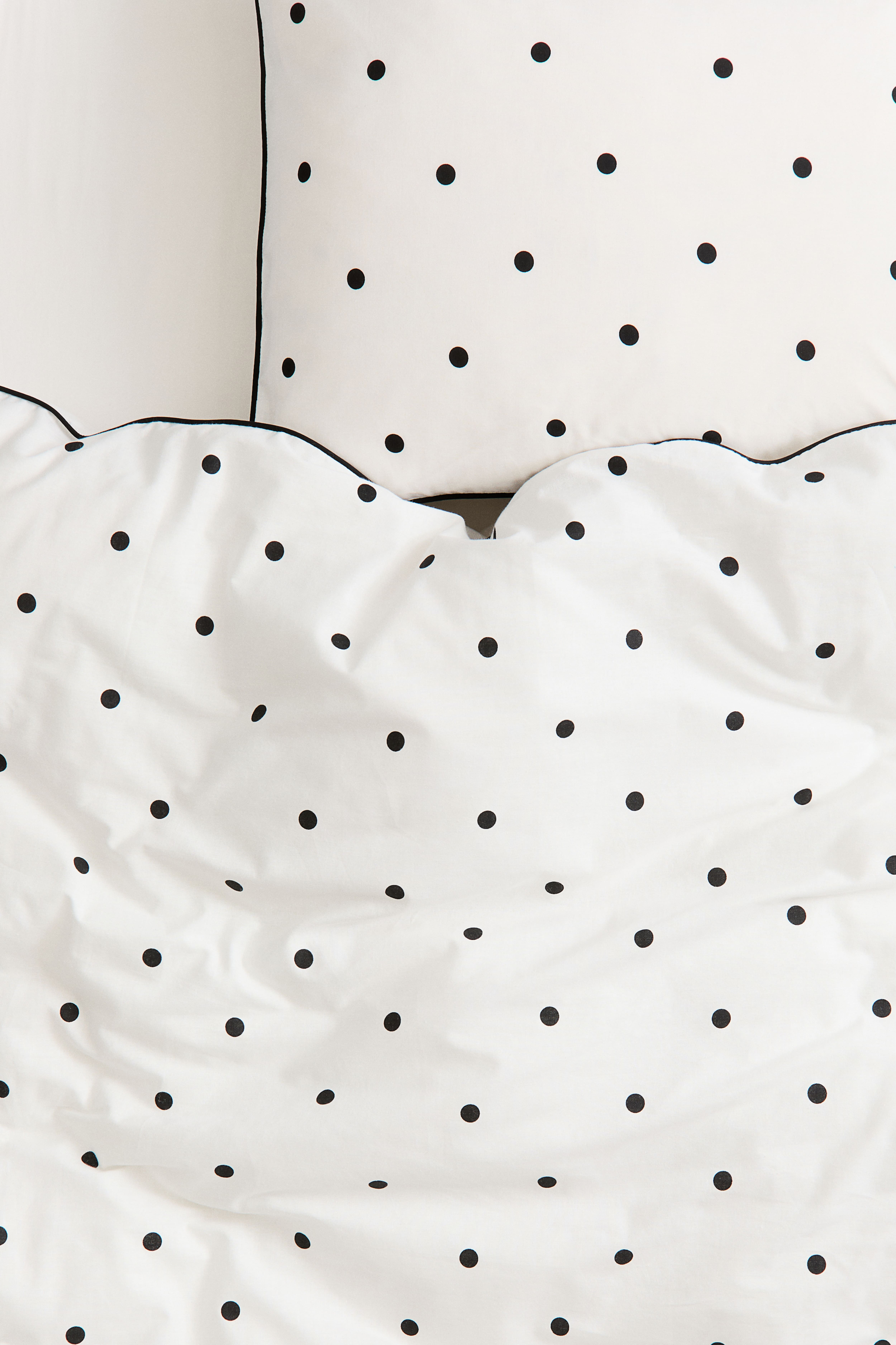 Patterned Cotton Twin Duvet Cover Set