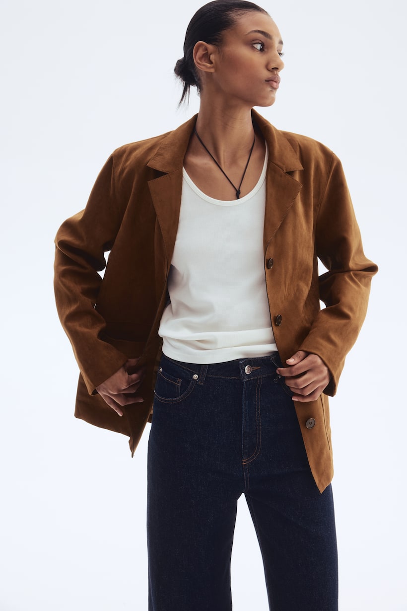 Ropa Chaqueta Entretiempo Mujer H&m Cremallera Hm Chaquetas