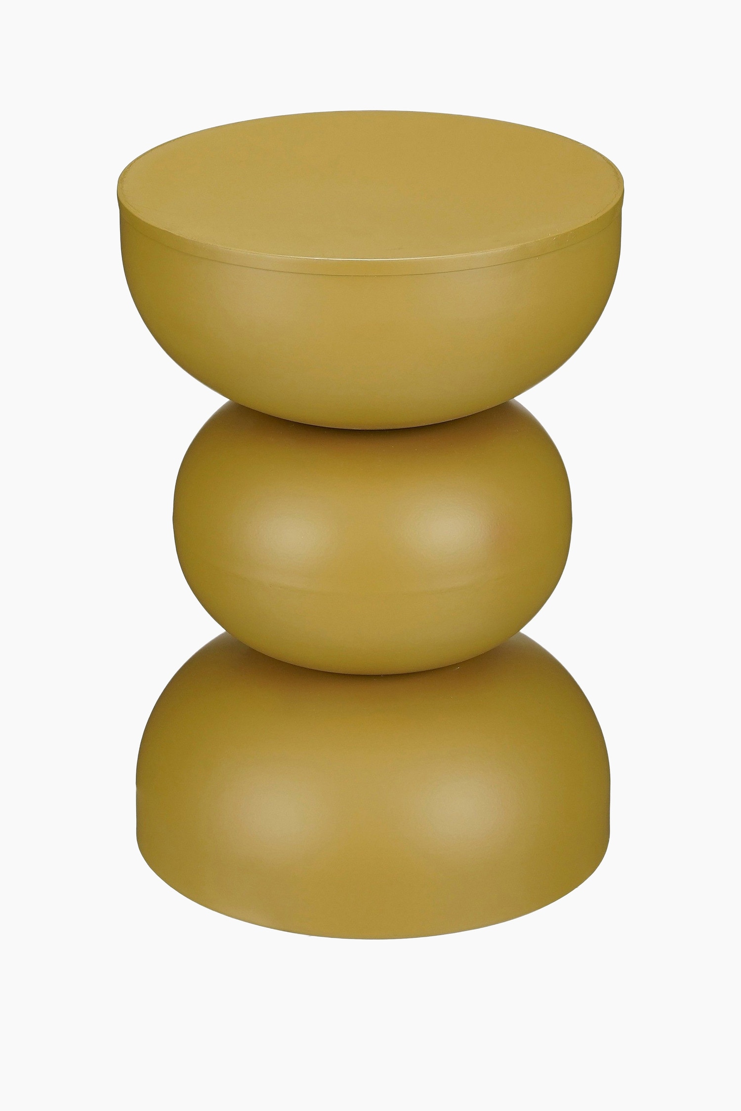 Mica Decorations - Mesa Auxiliar De Metal - Amarillo Ocre