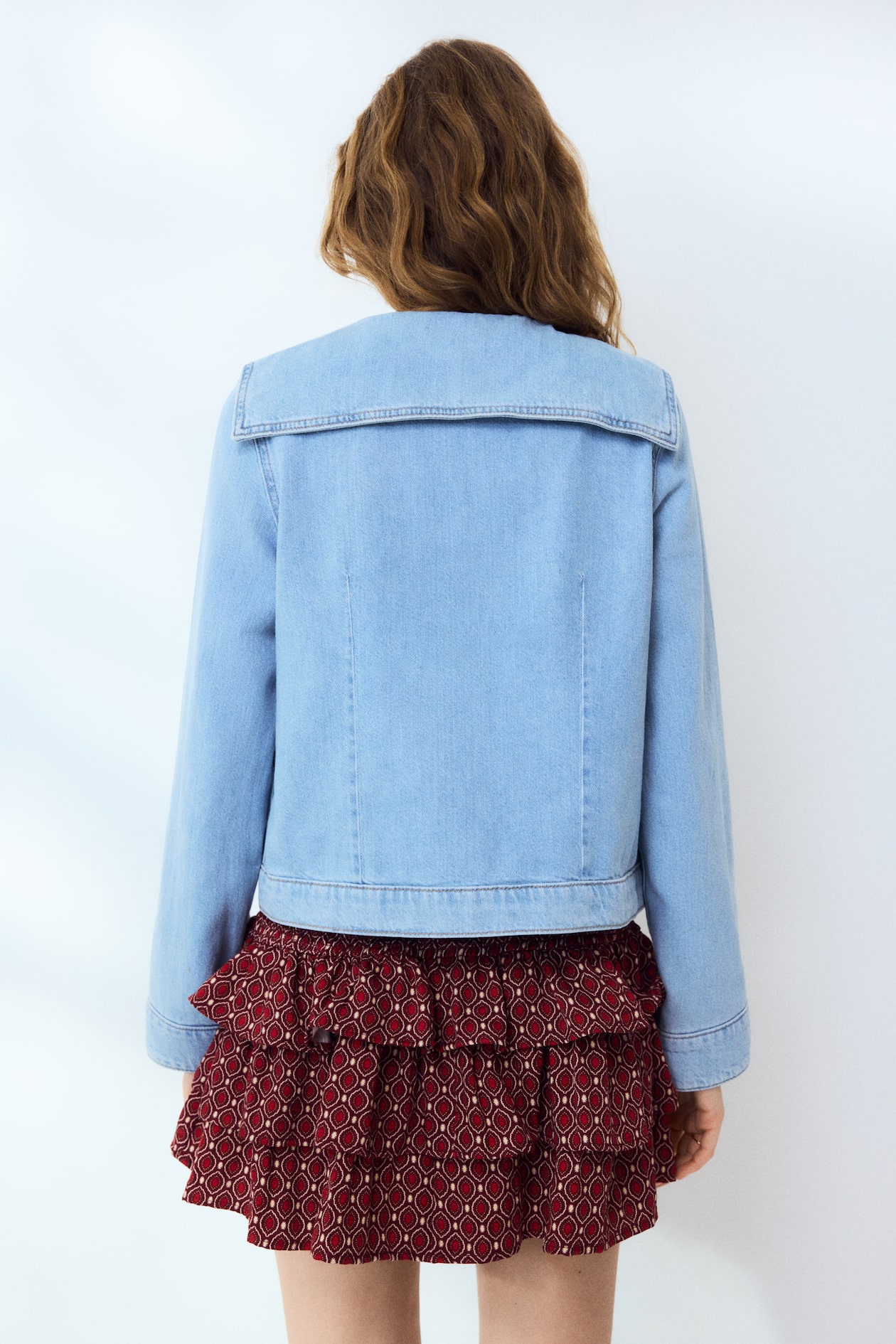 Tie-Front Denim Jacket - image 4