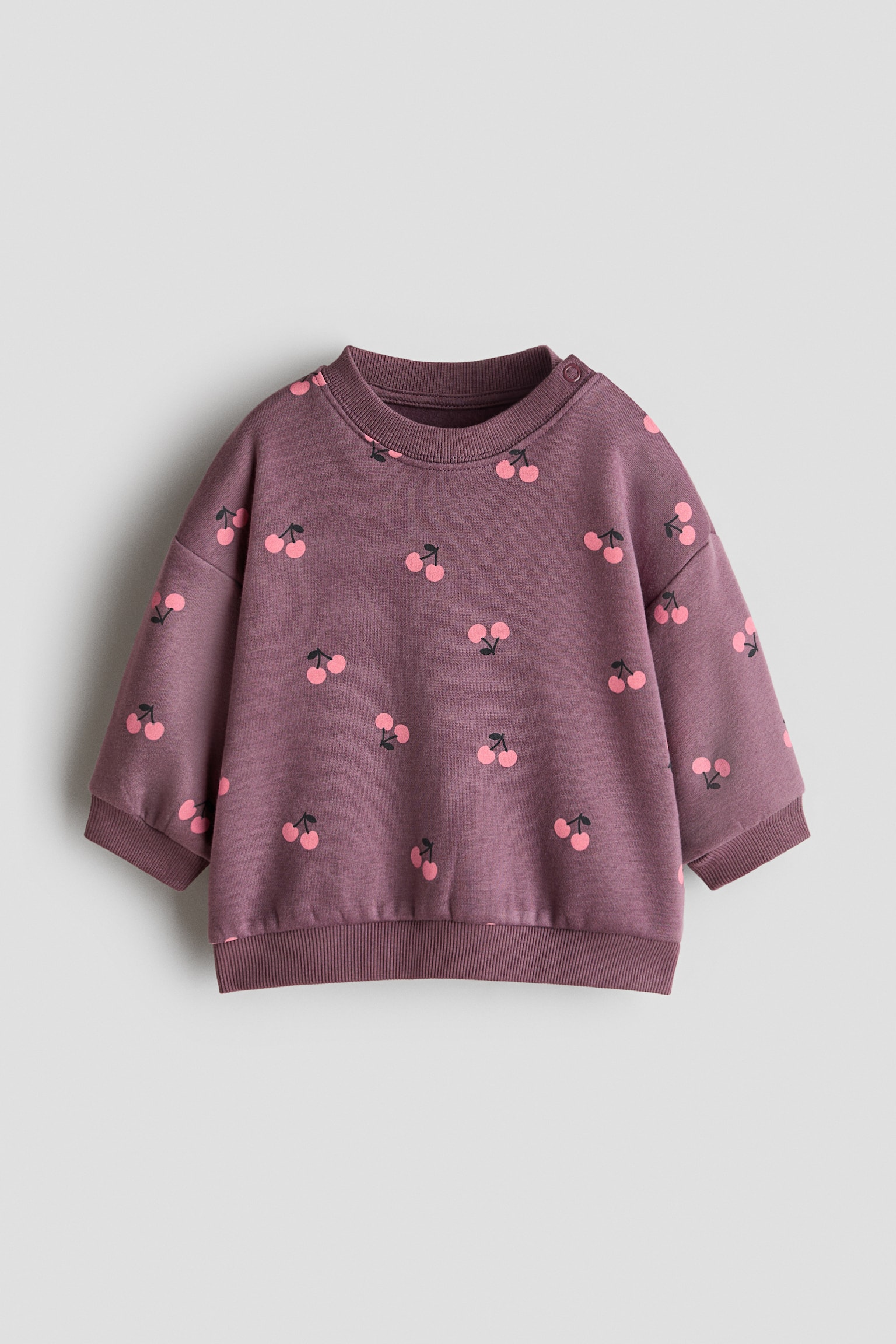 Chandail imprimé - Violet/cerises/Rose clair/fleuri/Bleu ancien clair/fleuri/Crème/cerises/Rose clair/fleuri/Vert menthe/Le Marais - 1