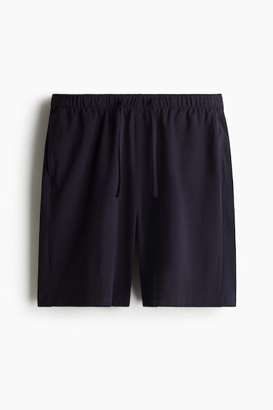 リラックスフィット ニーレングスピケショートパンツ