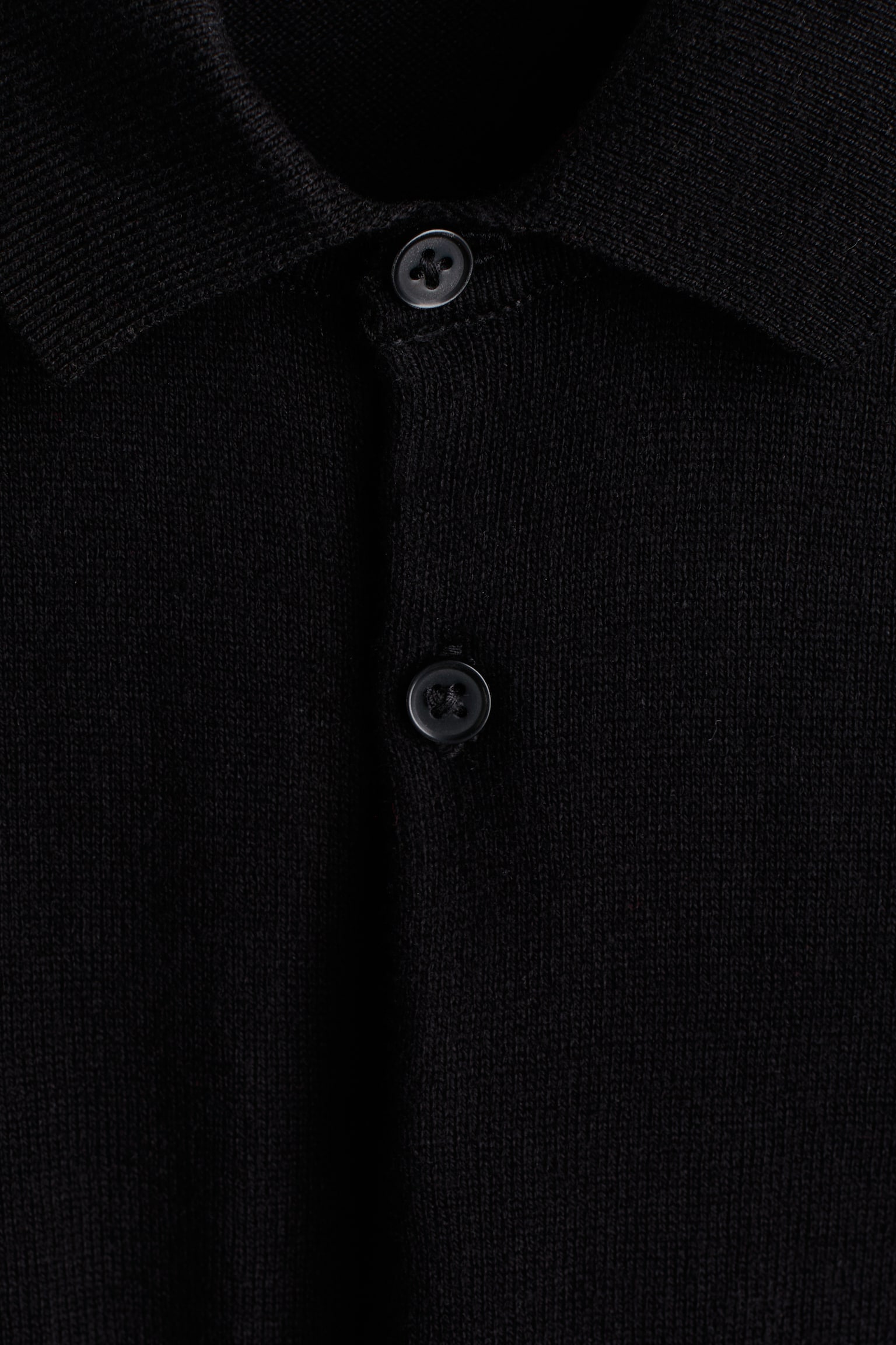Детское поло H&M Cotton Polo, цвет: Чёрный — фото 2