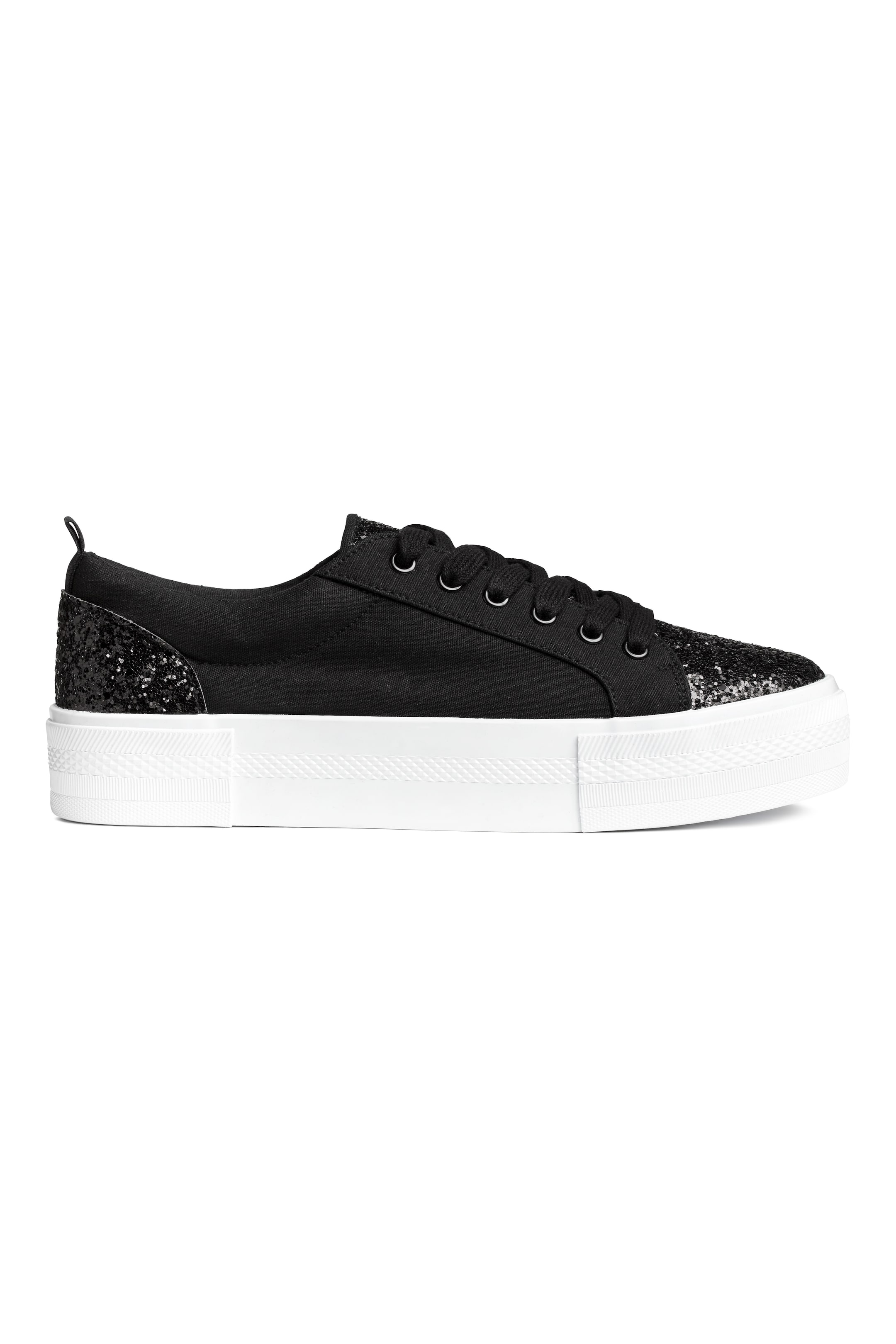 View larger image: Trainers - Black/Glitter - Ladies | H&M GB 1
