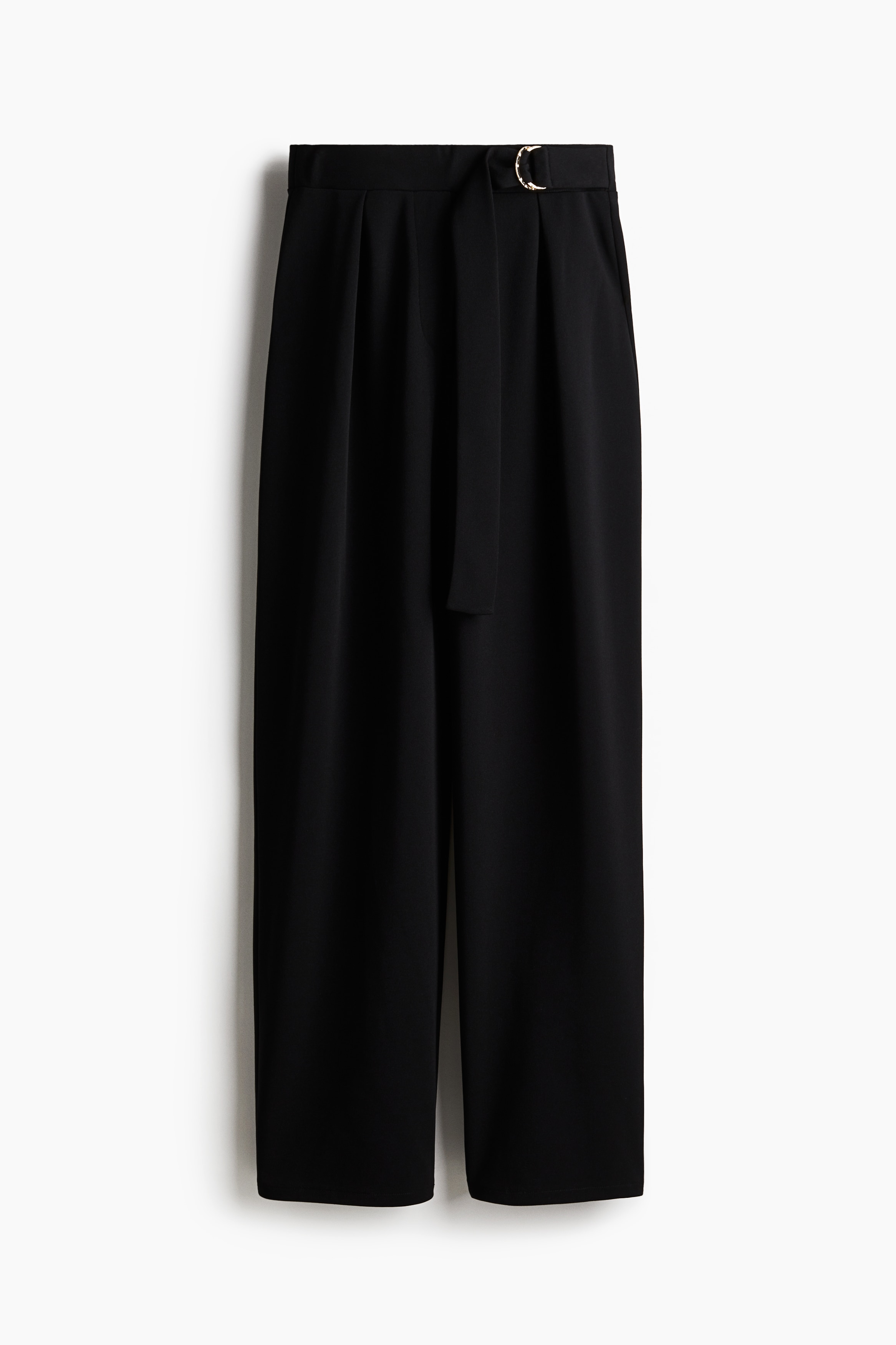 Belted Pants - Black/Brown