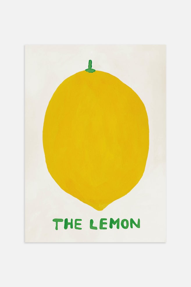 The Lemon Poster - Gul - 1