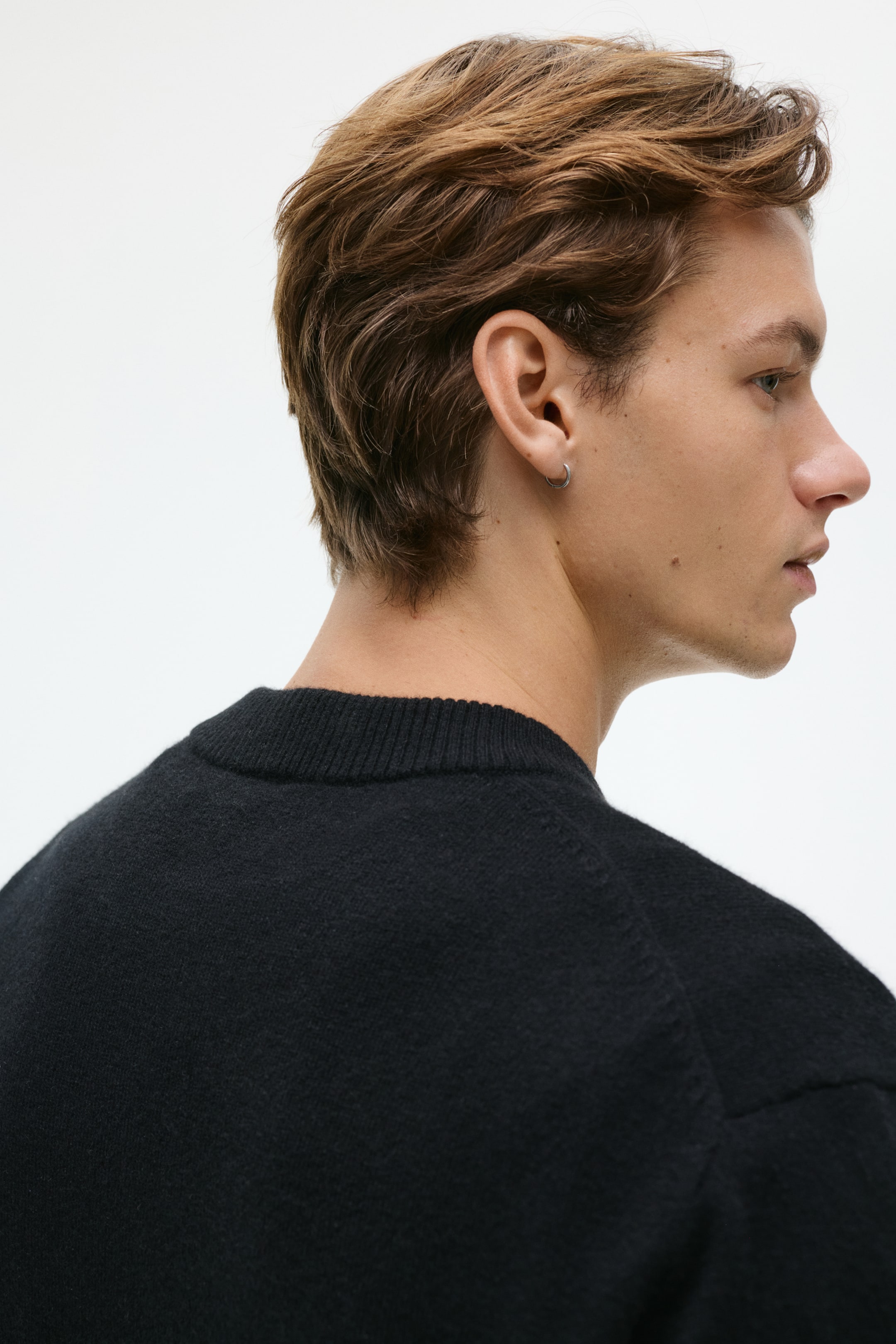 Agrandir l'image: Pull Regular Fit en cachemire - Noir - HOMME | H&M CH 3