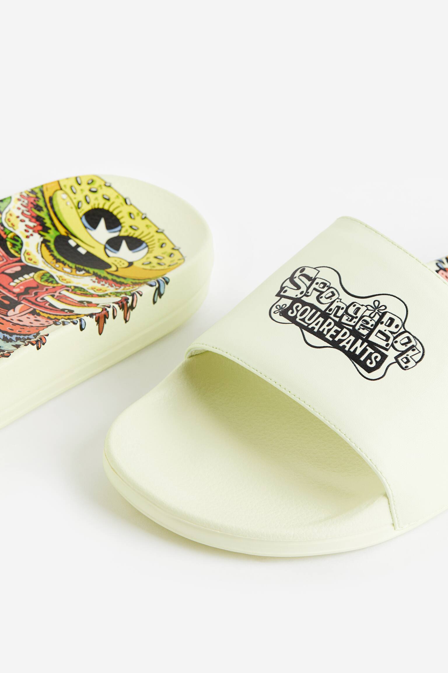 Print Slides - Light yellow/SpongeBob/Black/Rick and Morty - 3