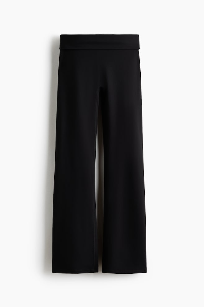Flared Yoga Leggings with SoftMove™ - Black - 1