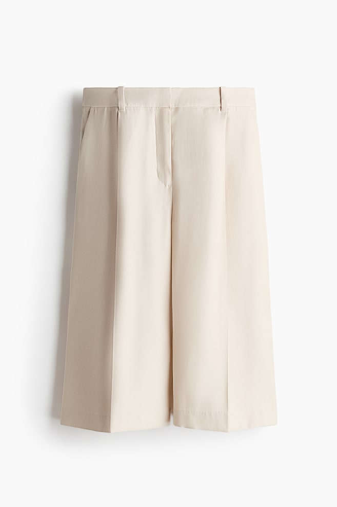 Bermudashorts - Hellbeige/Braun - 1