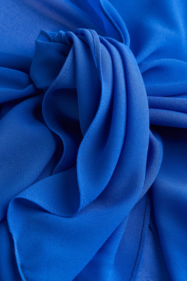 Paréo court - Bleu vif/Rose cerise/Turquoise - 2
