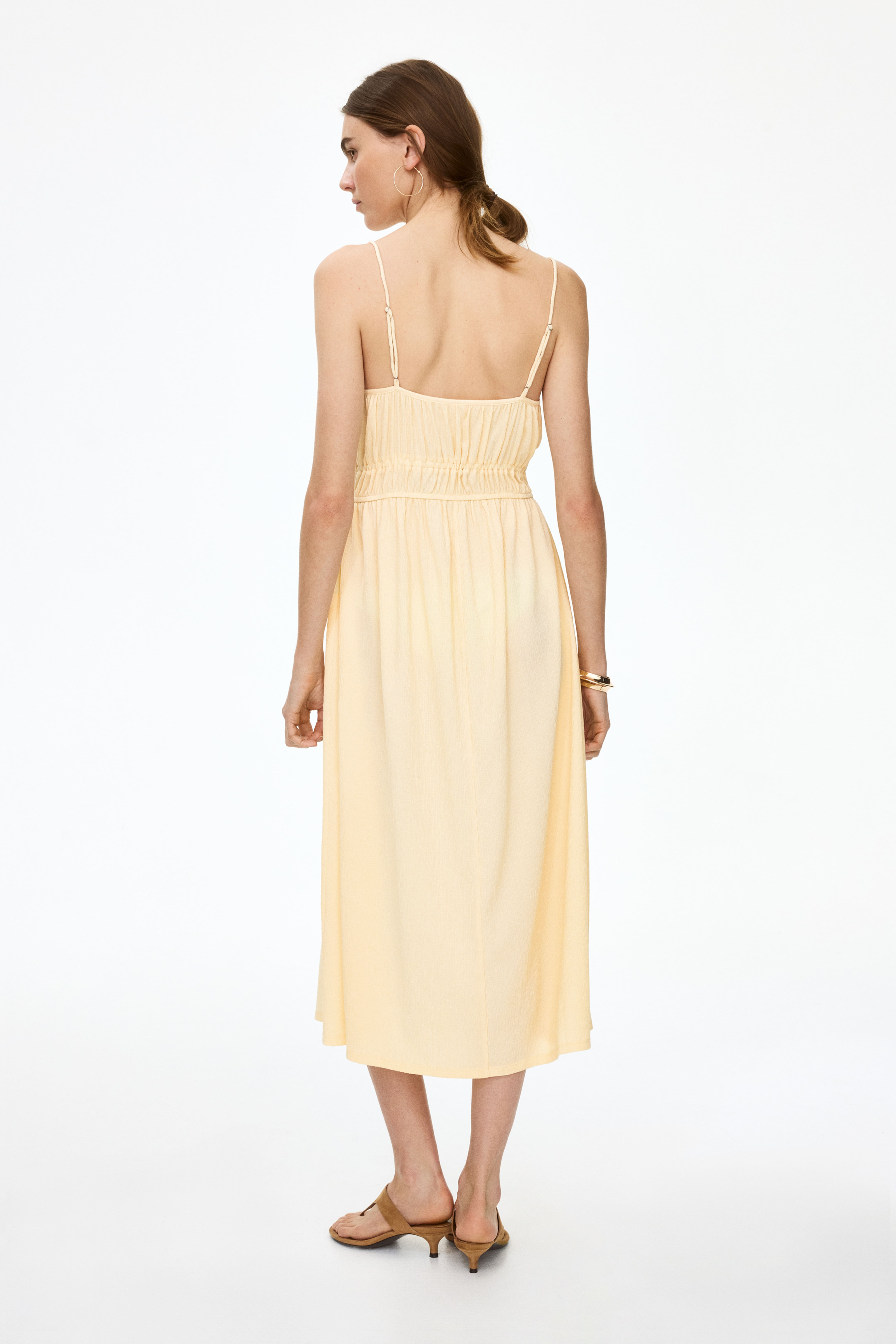 Crinkled Jersey Dress