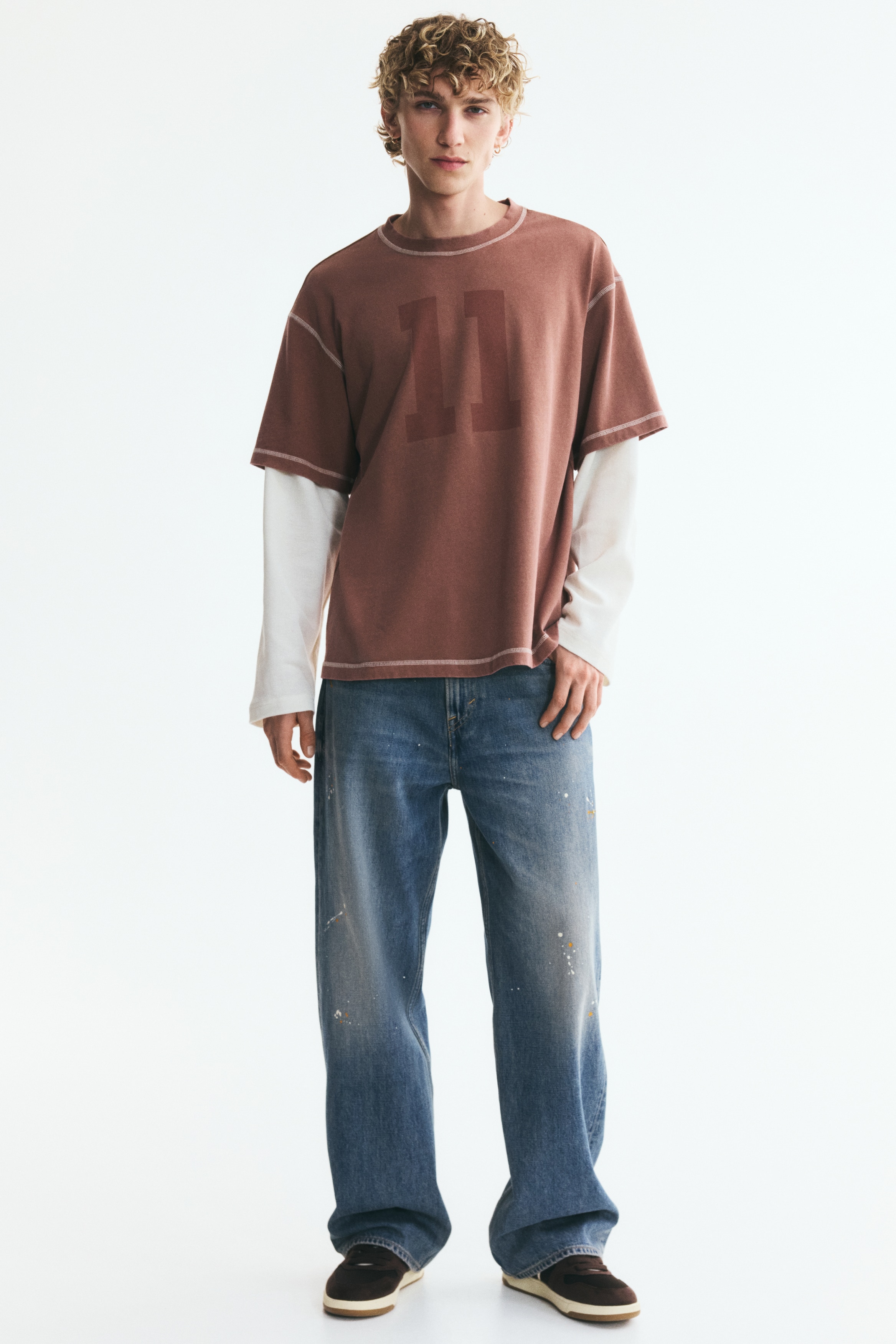 Loose Straight Jeans - Dusty denim blue/Denim blue/Light denim blue/Dark denim blue/Beige/Denim brown