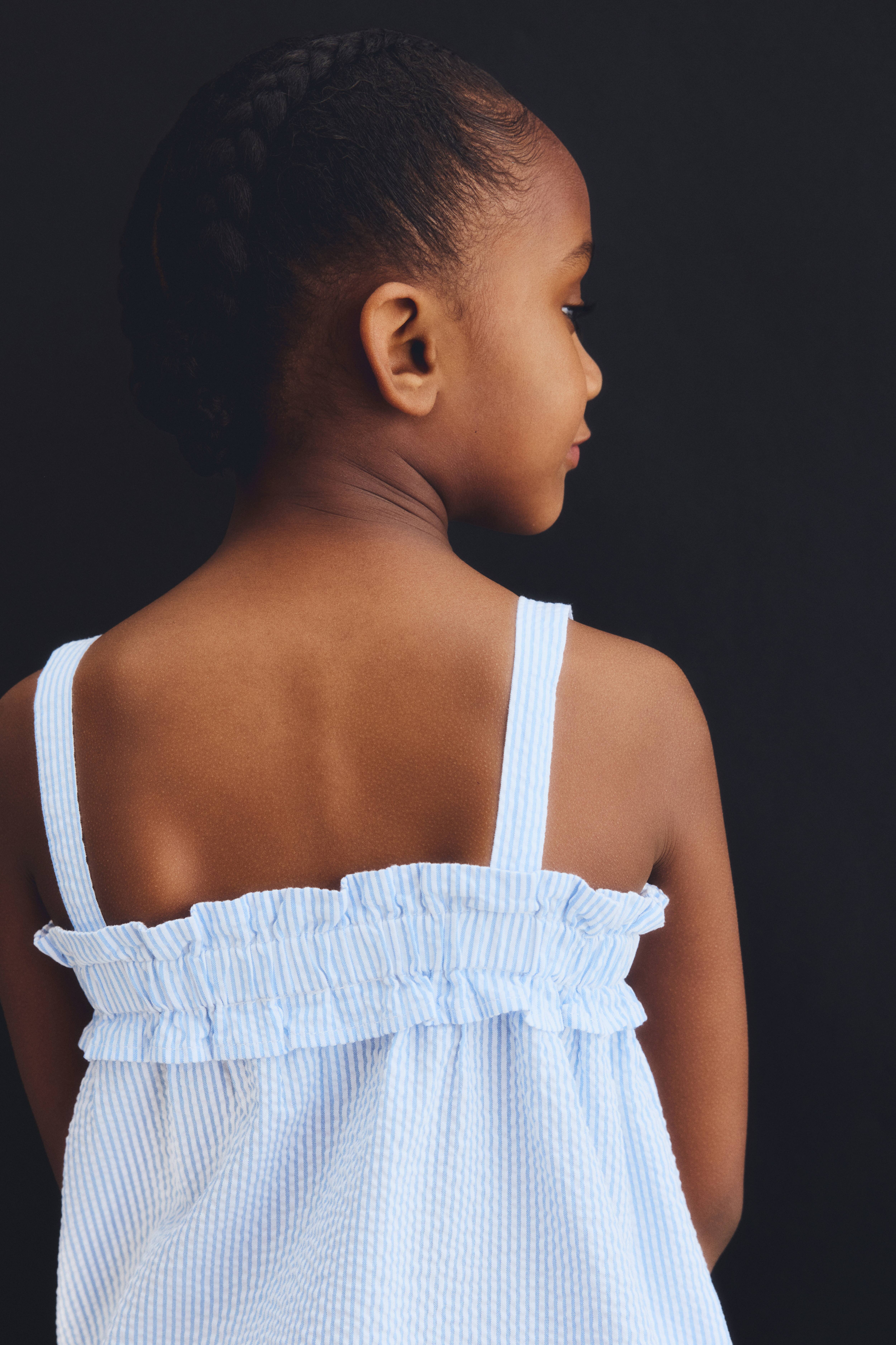2-Piece Cotton Seersucker Set