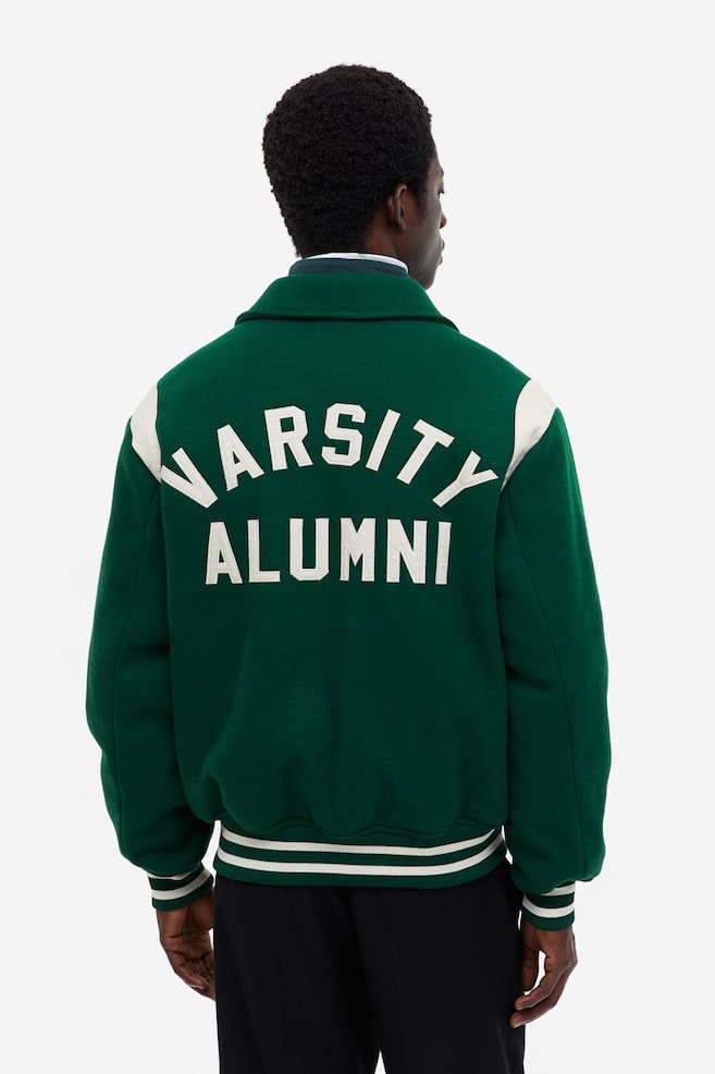 Loose Fit Varsityjakke - Mørk grønn/Varsity Alumni/Sort/Varsity Alumni - 5