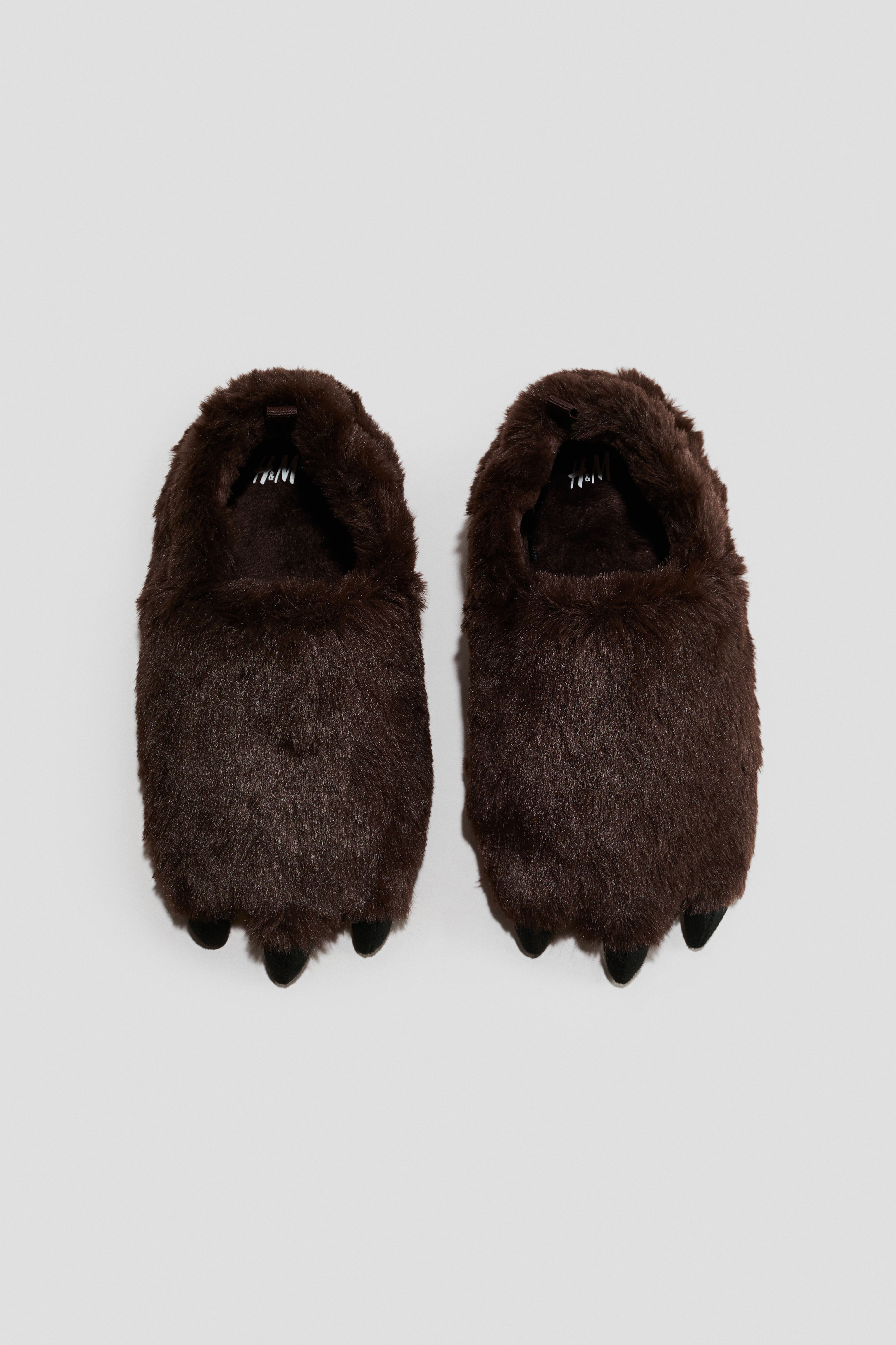Fluffy slippers