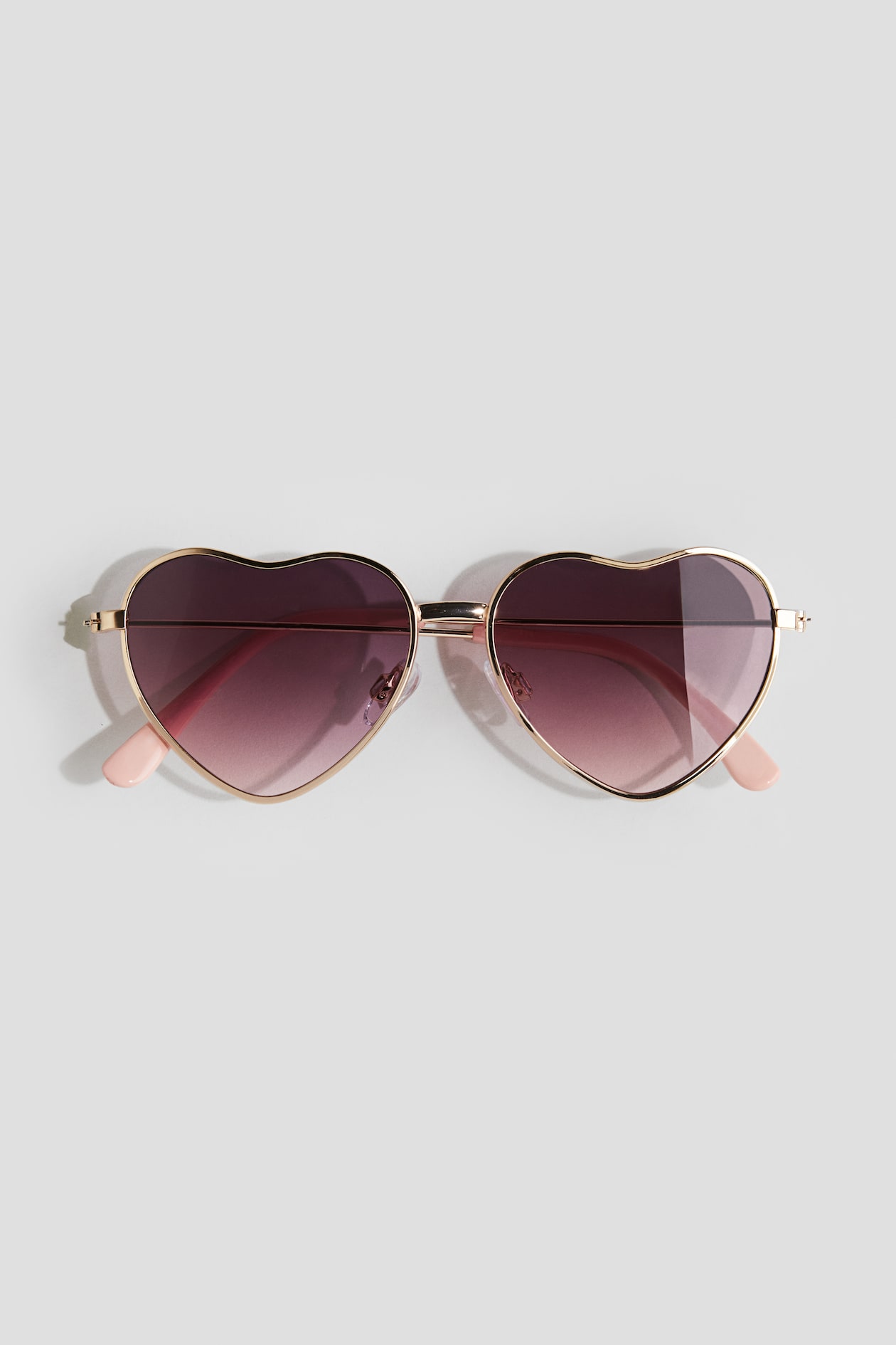 Heart-shaped sunglasses Light pink/Dark pink Kids H&M IN