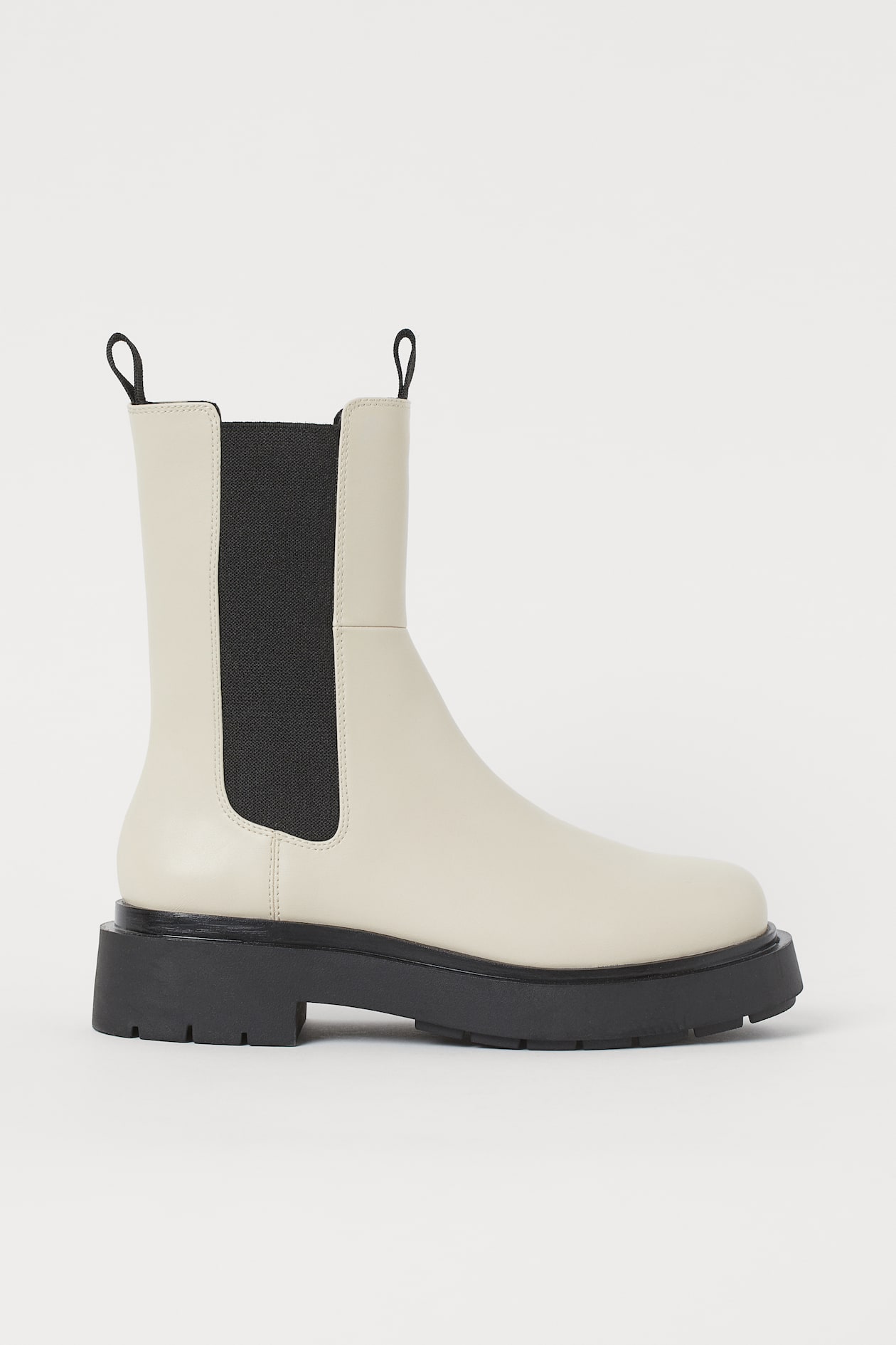 High profile Chelsea boots Light beige Ladies H&M HK