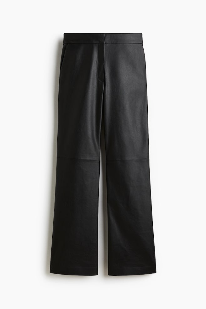 Bootcut-Hose - Schwarz/Braun/Dunkelbraun - 1