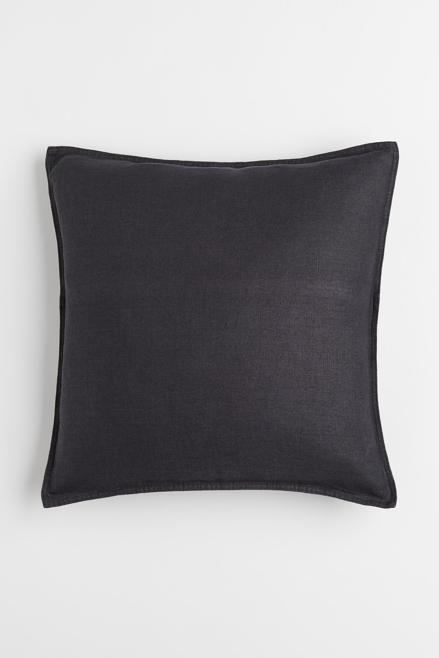 Washed linen cushion cover - Anthracite grey/Greige/White/Linen beige/Light brown