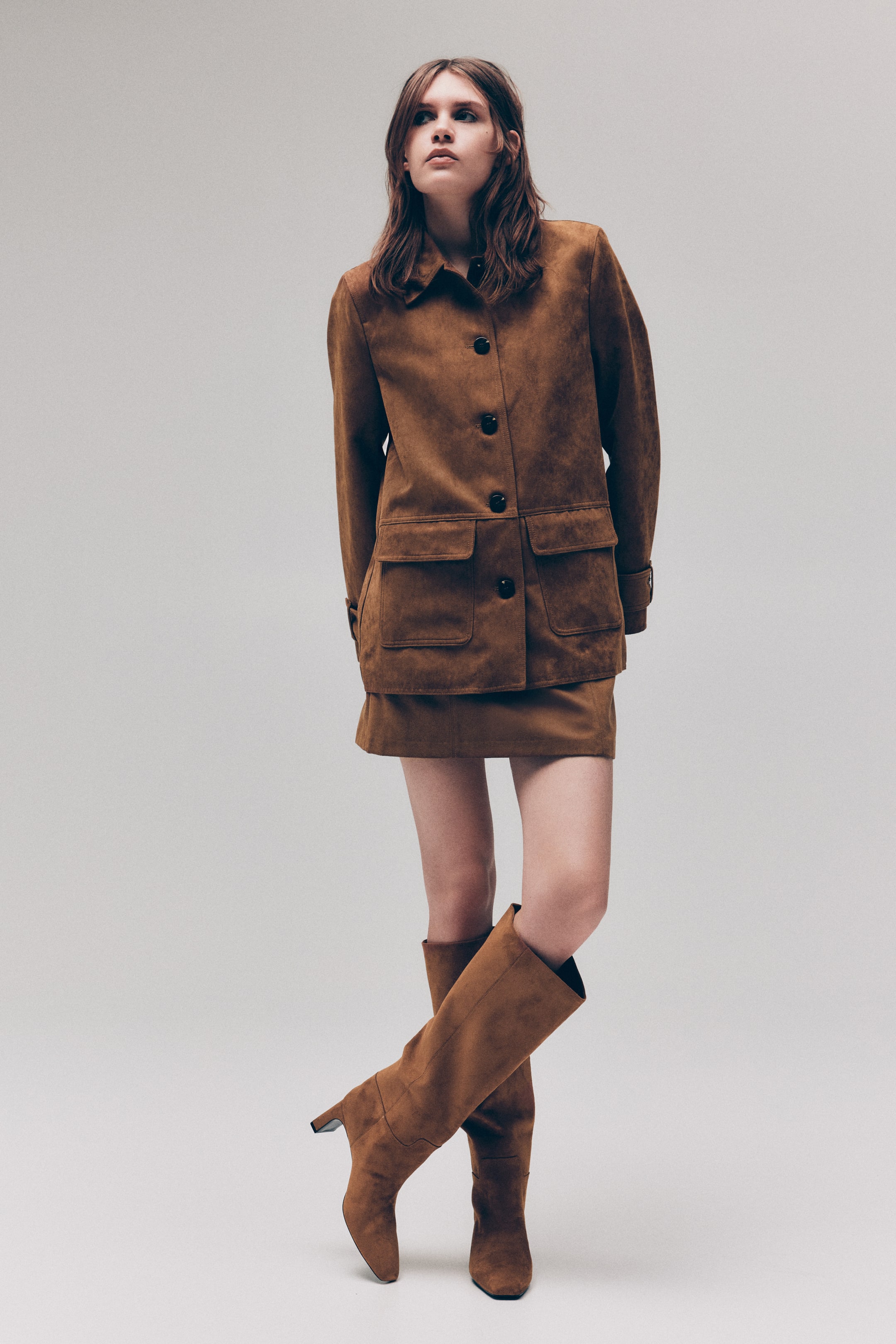 View larger image: Collared jacket - Dark beige - Ladies | H&M GB 2