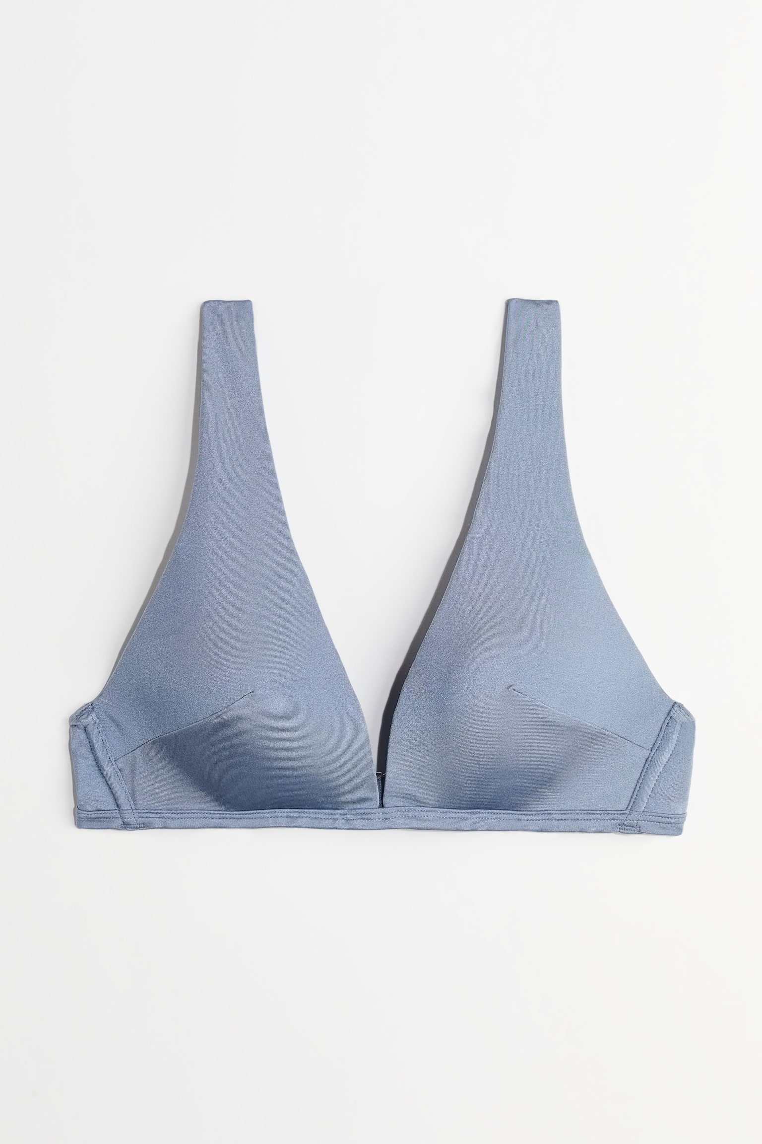 Push-up bikini top - Dusty blue - 2