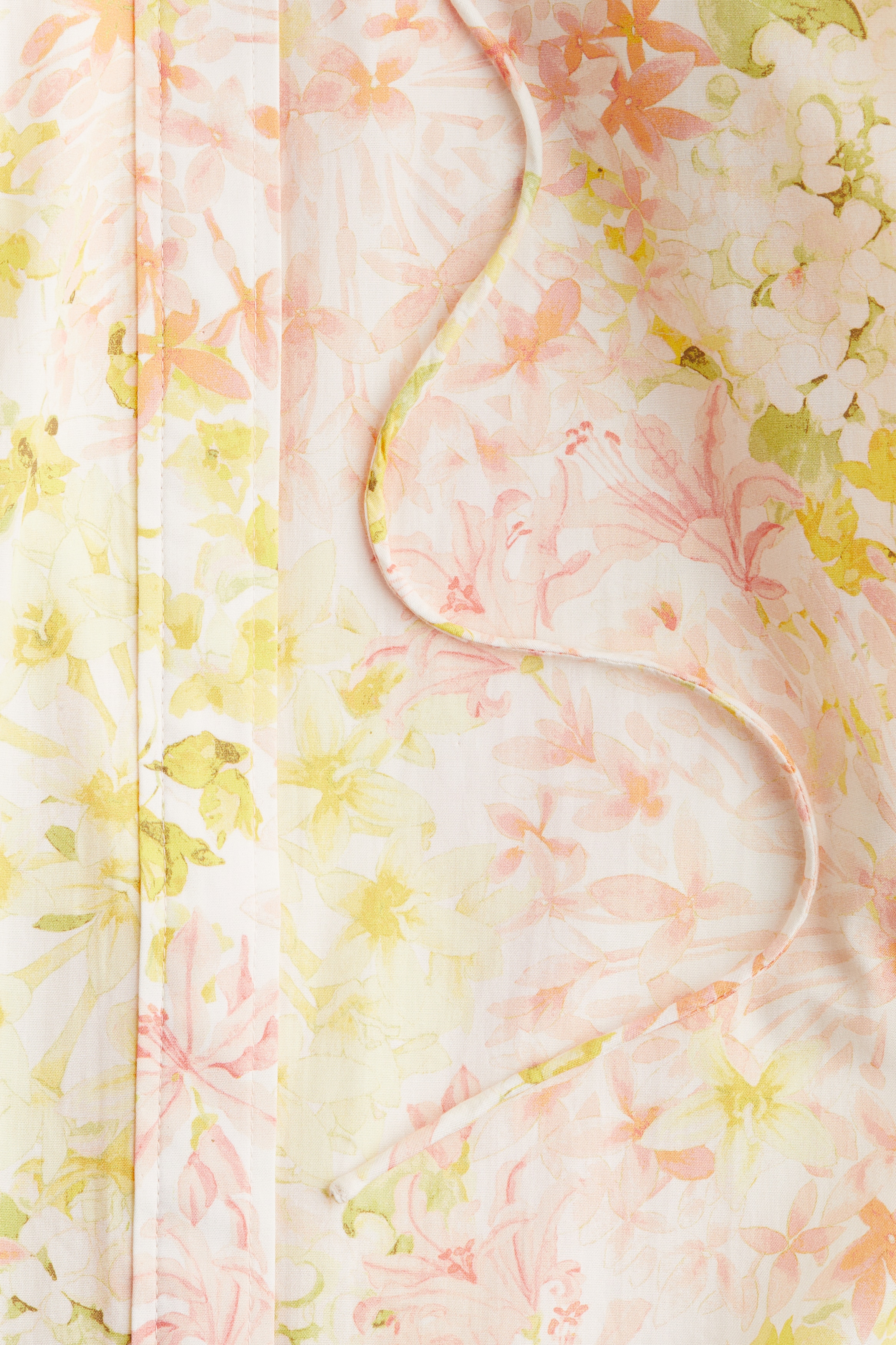 Broderie anglaise-sleeved dress