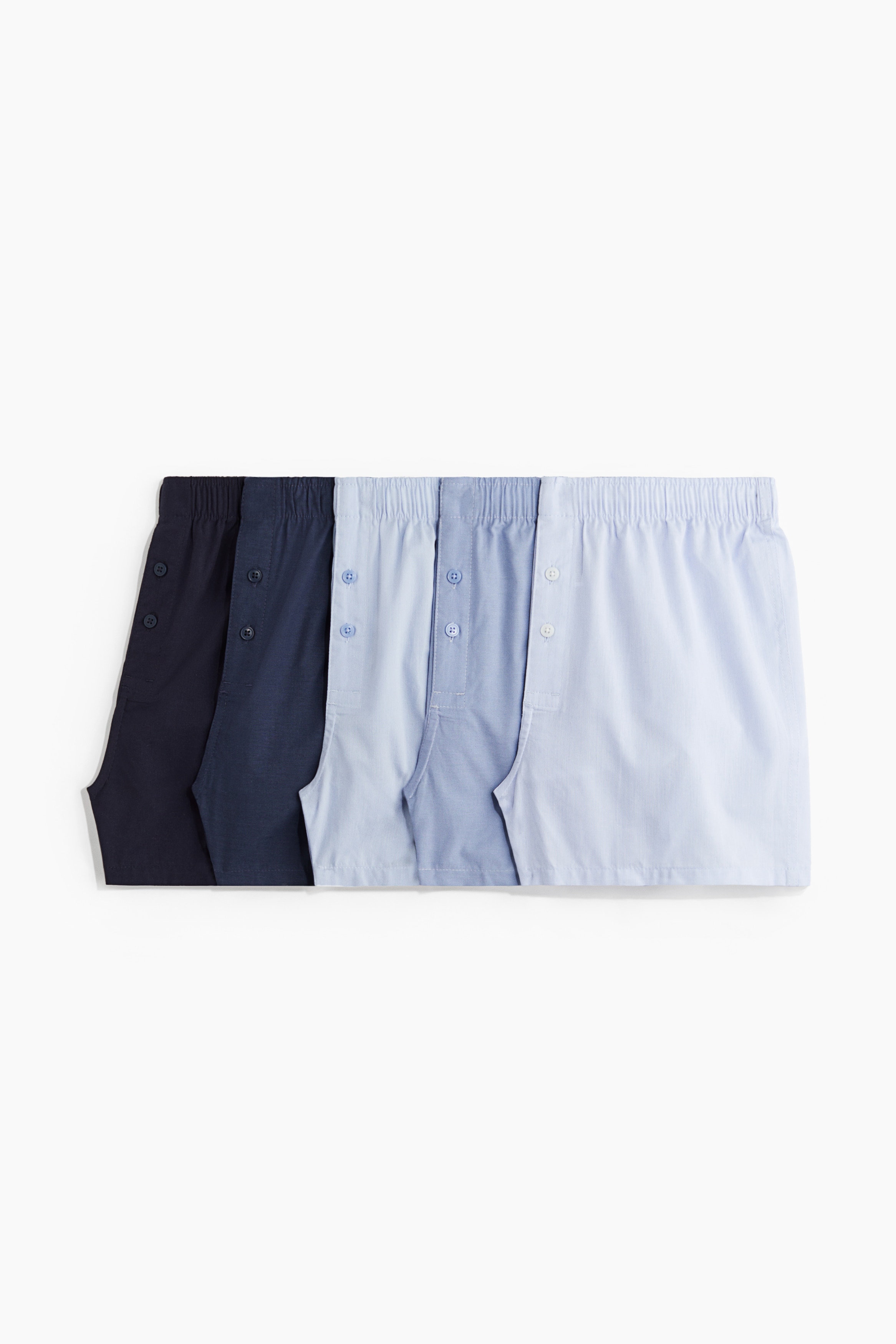 5-pack vävda boxers i bomullModell
