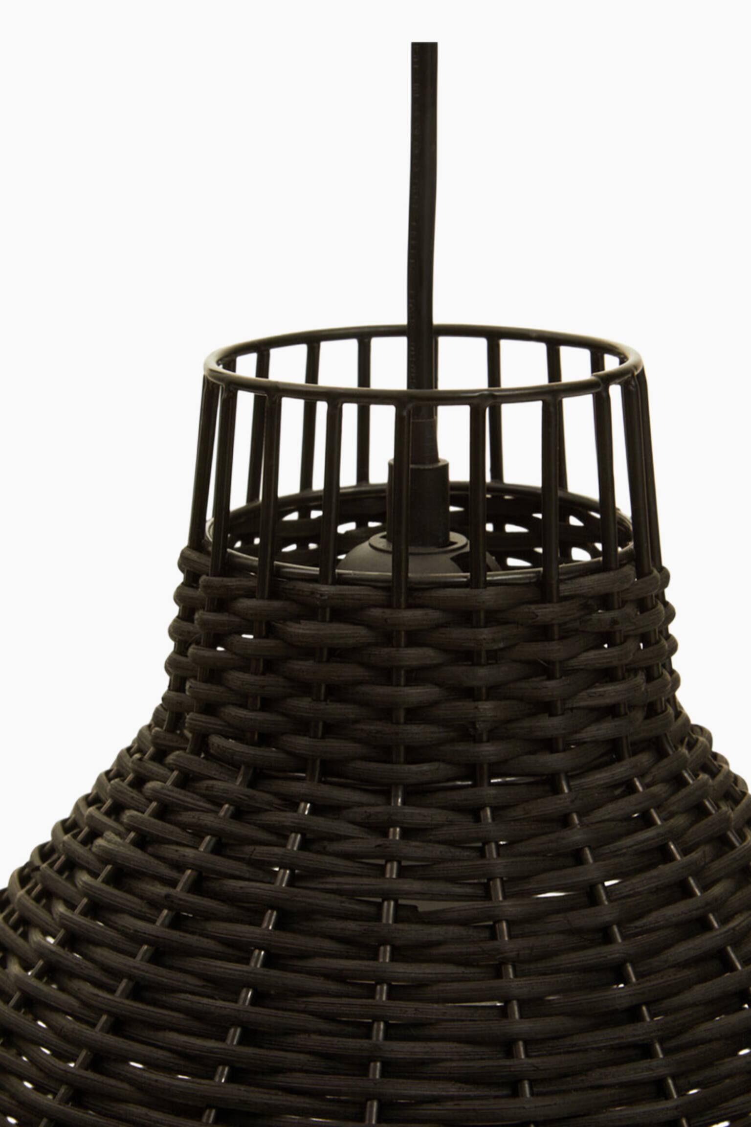 Jaya Rattan Pendant Lamp - Black - 4