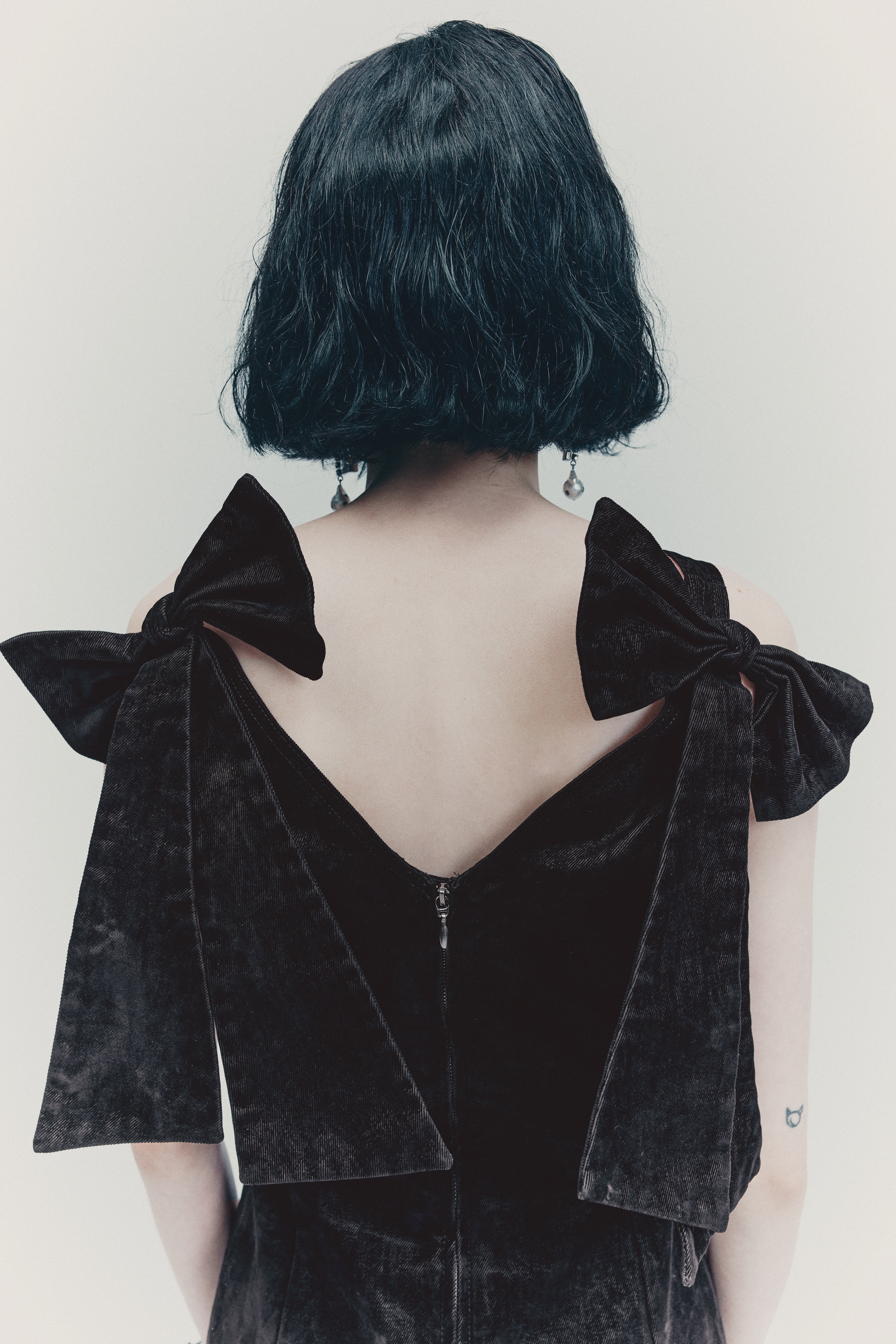 Women's Black Bow-Detail Mini Dress | H&M US