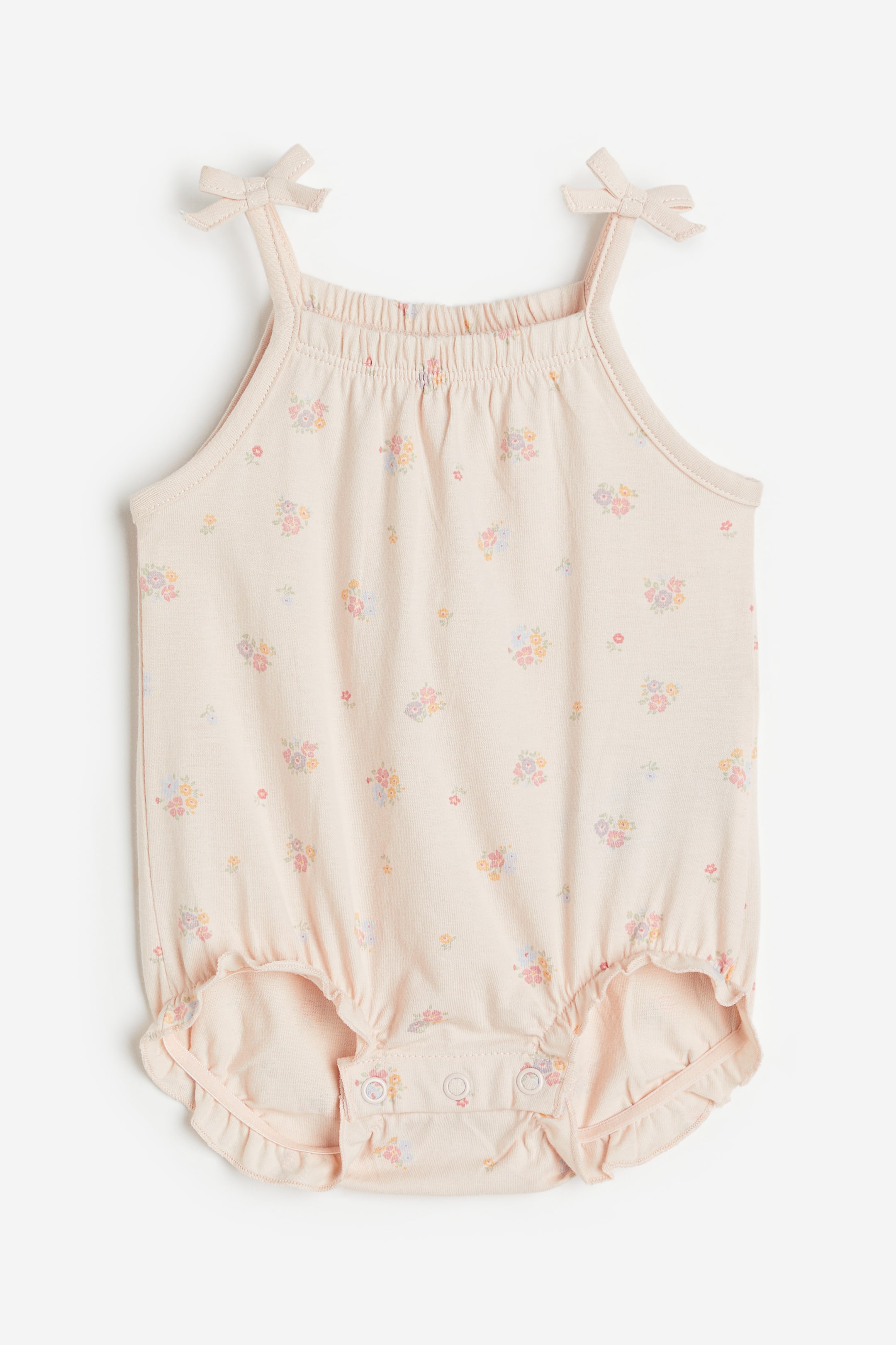 Sleeveless Cotton Romper Suit