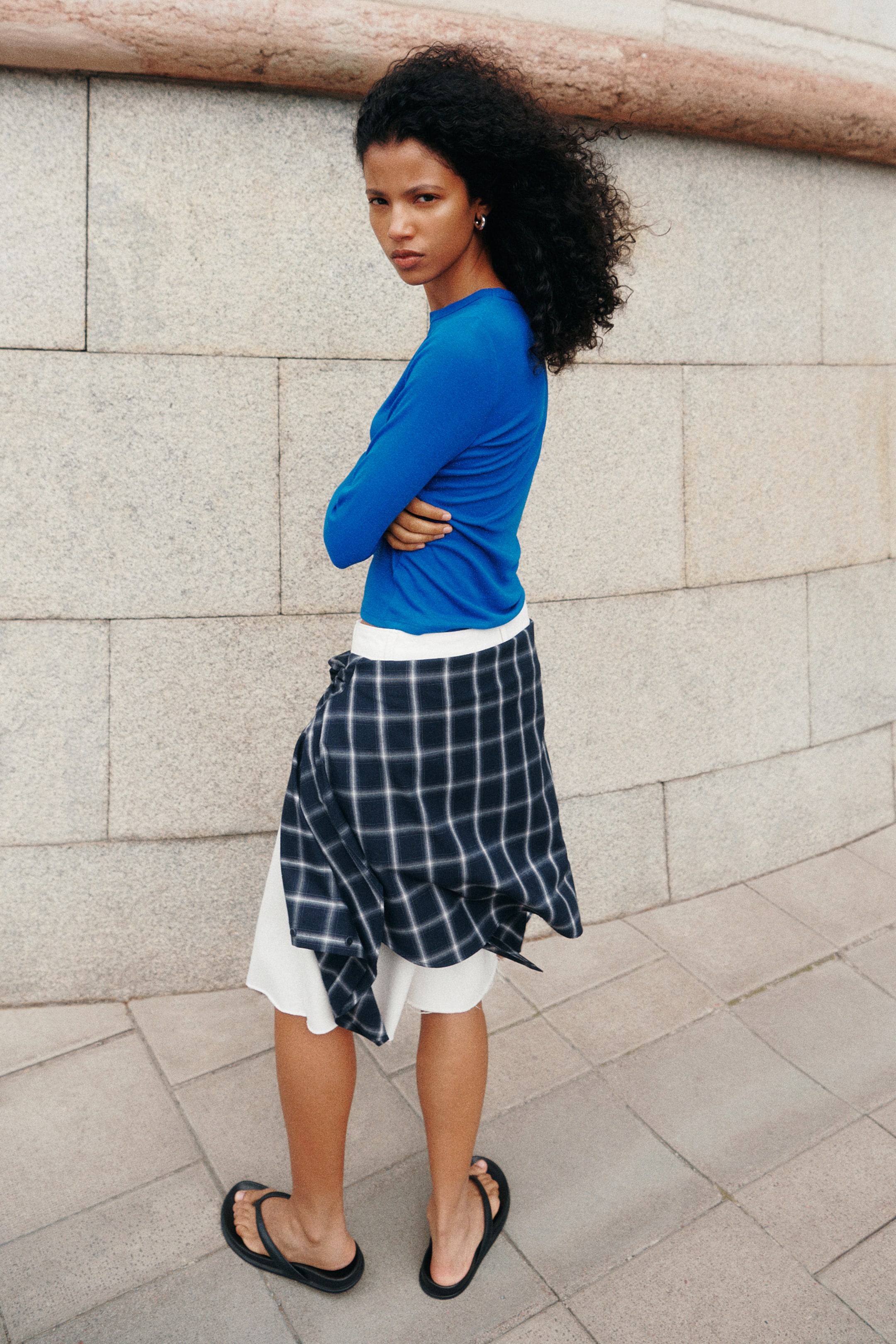 Fitted Long-Sleeved Top