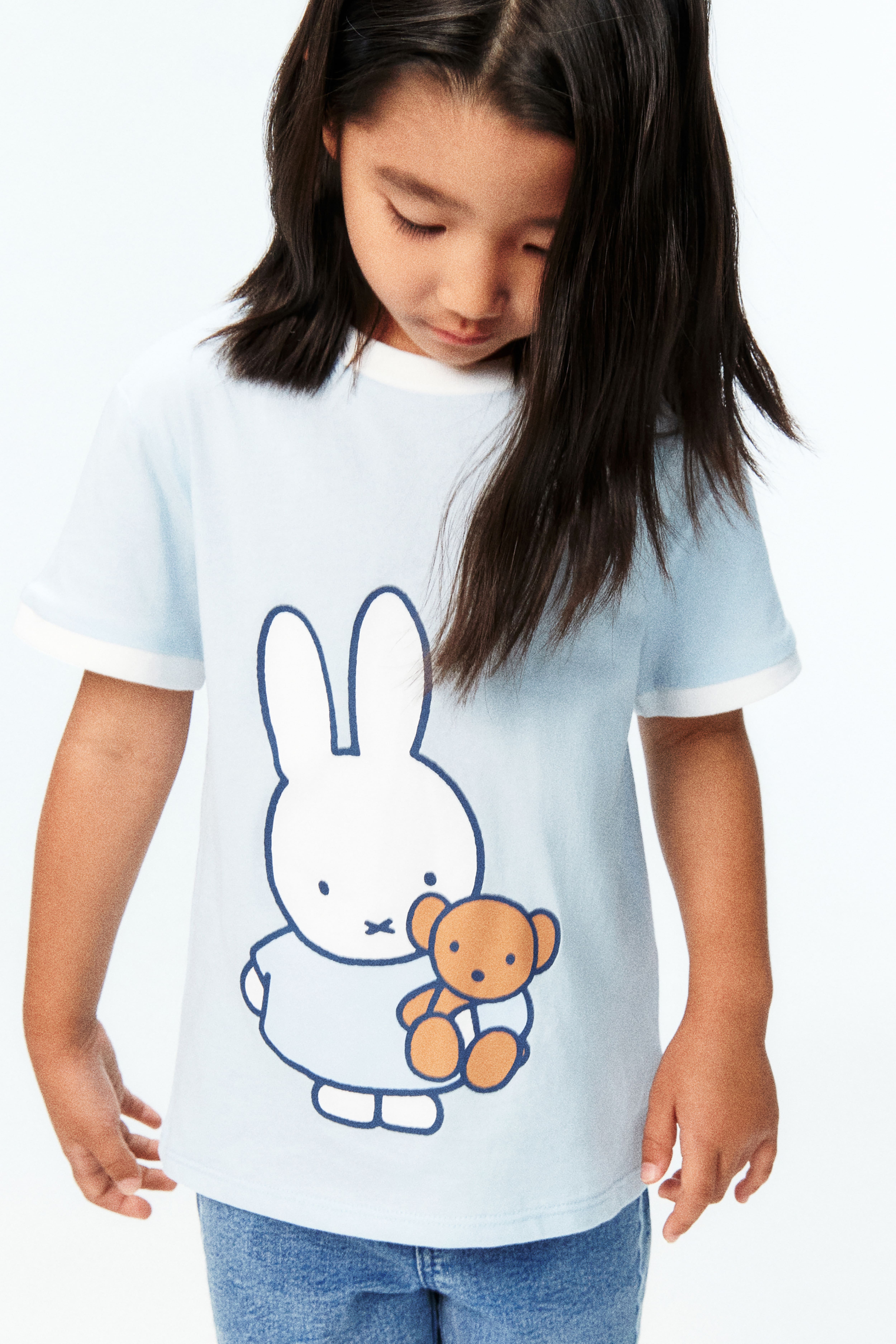 Cotton T-Shirt with Printed Motif