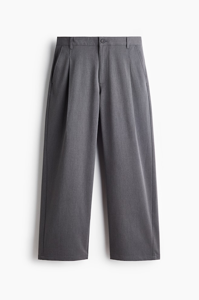 Loose Fit Tailored trousers - Grey/Black/Dark mole - 1