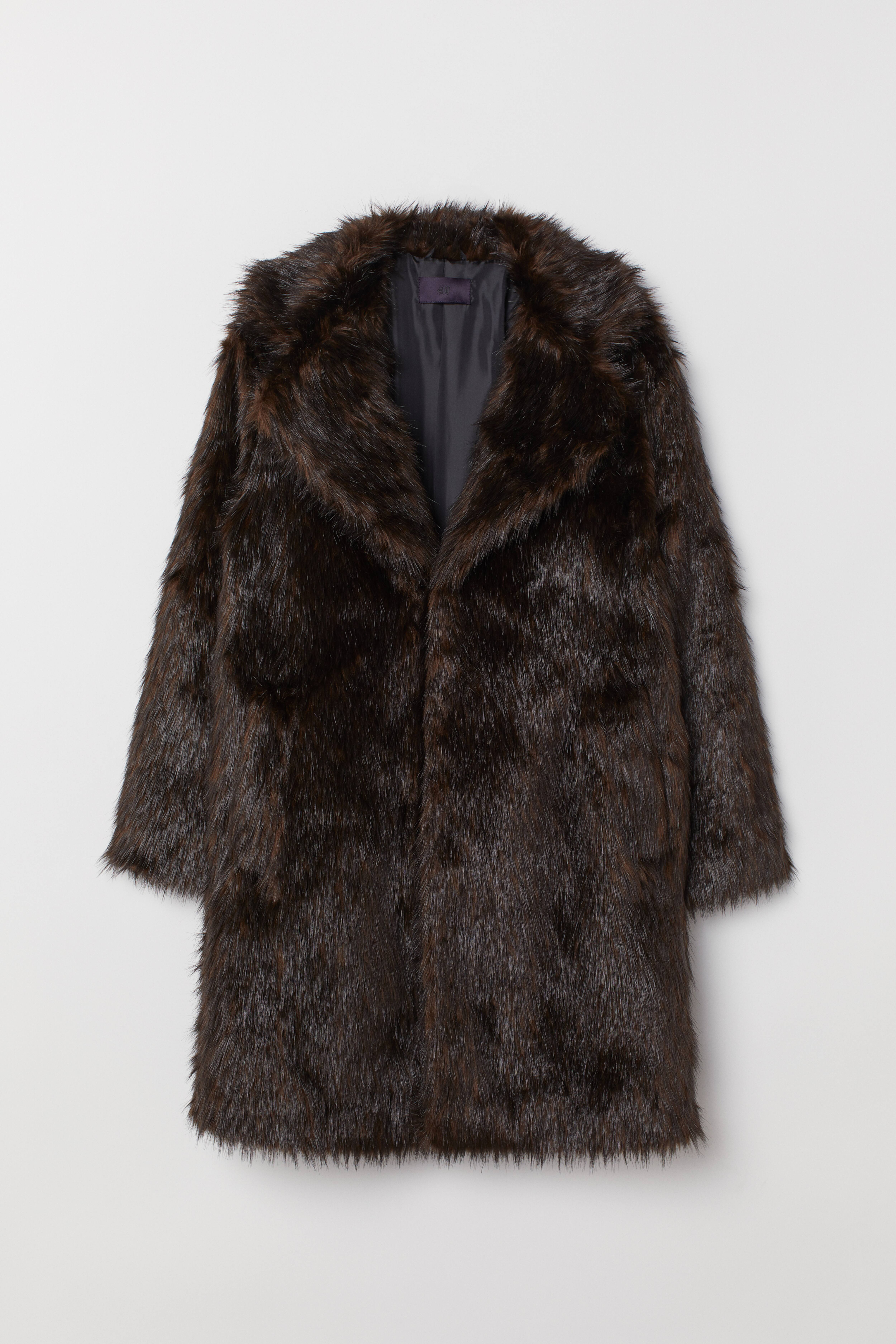 H&m fur coat hotsell