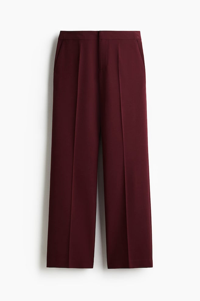 Tailored Pants - Burgundy/Grey/Black/Brown - 1