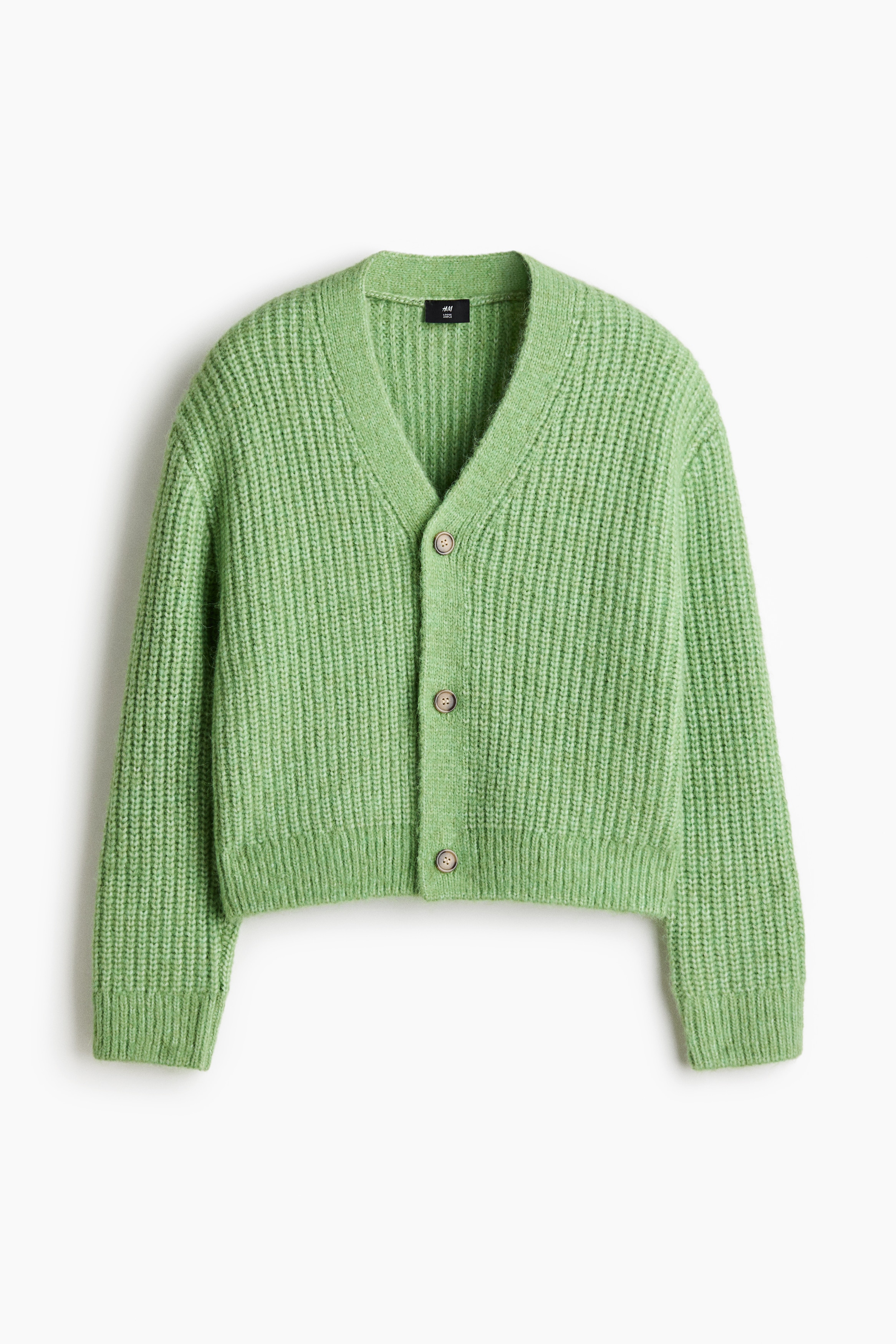 Loose-Fit Cardigan - Green