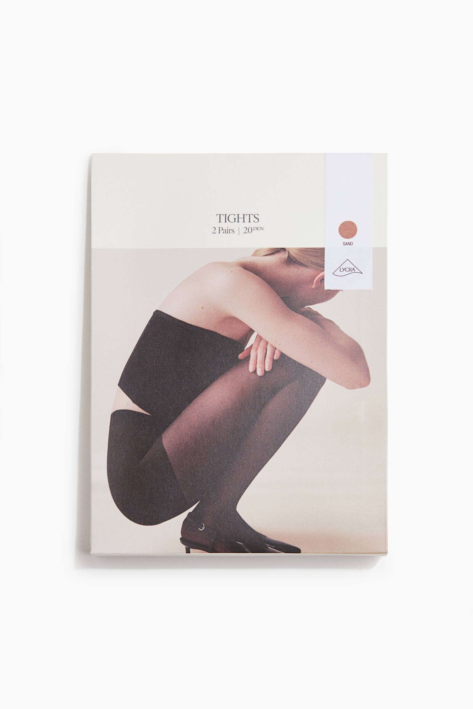 2-pack tights 20 denier with Lycra® - Sand/Espresso/Porcelain