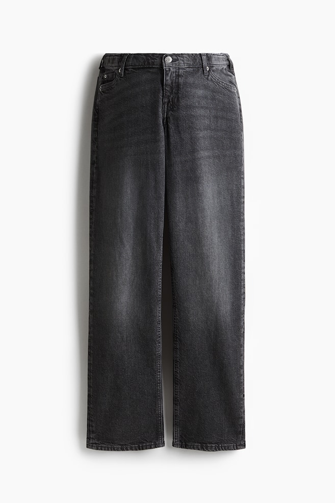 MAMA Before & After Straight Low Jeans - Dark denim grey/Black/Washed out/Denim blue/Denim blue/Black - 1