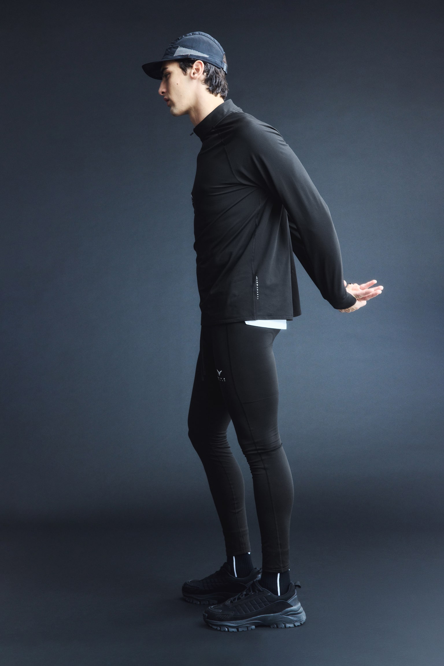 Warming sports tights with ThermoMove™ - Black/Move Zlatan - 4