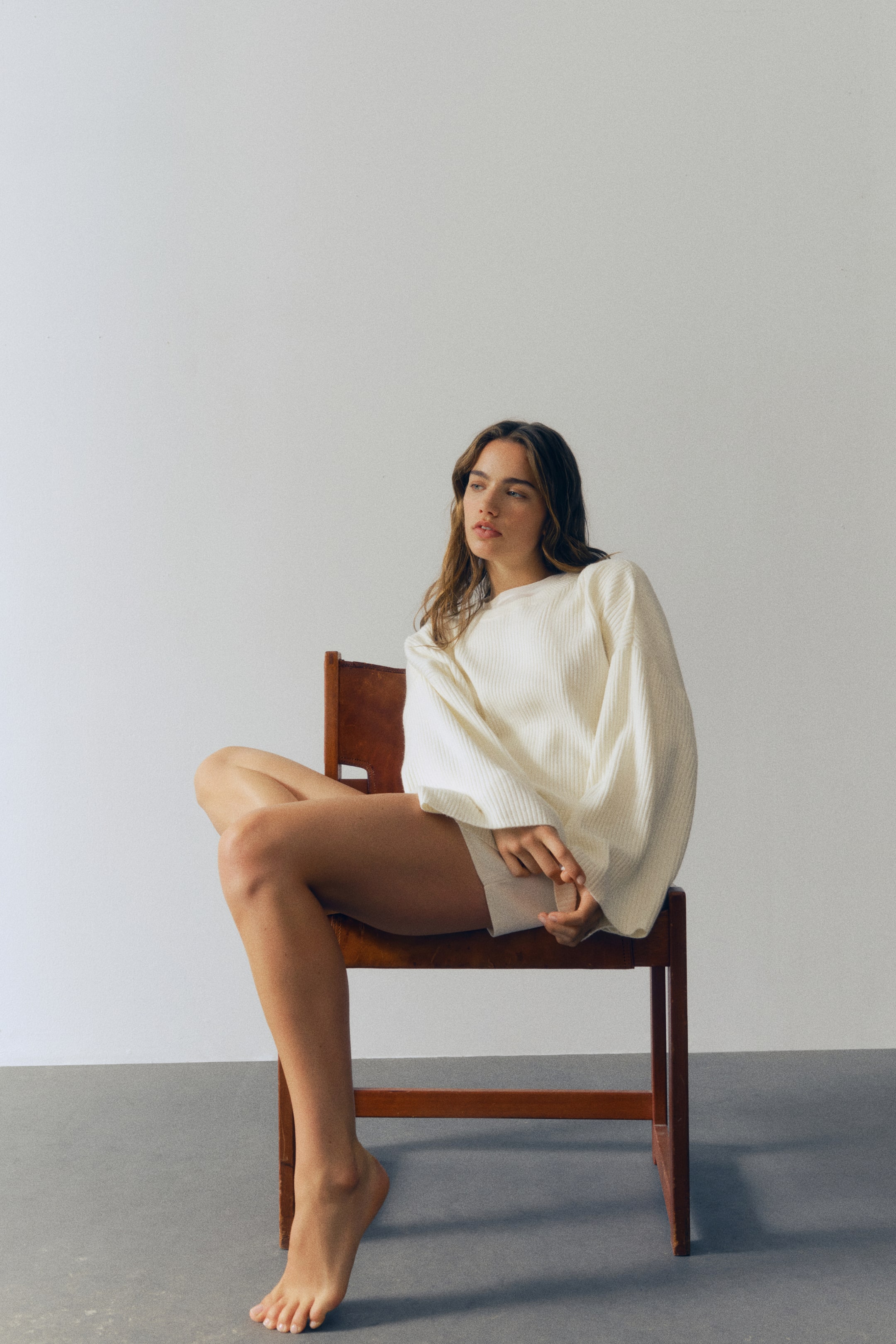 Rib-Knit Sweater