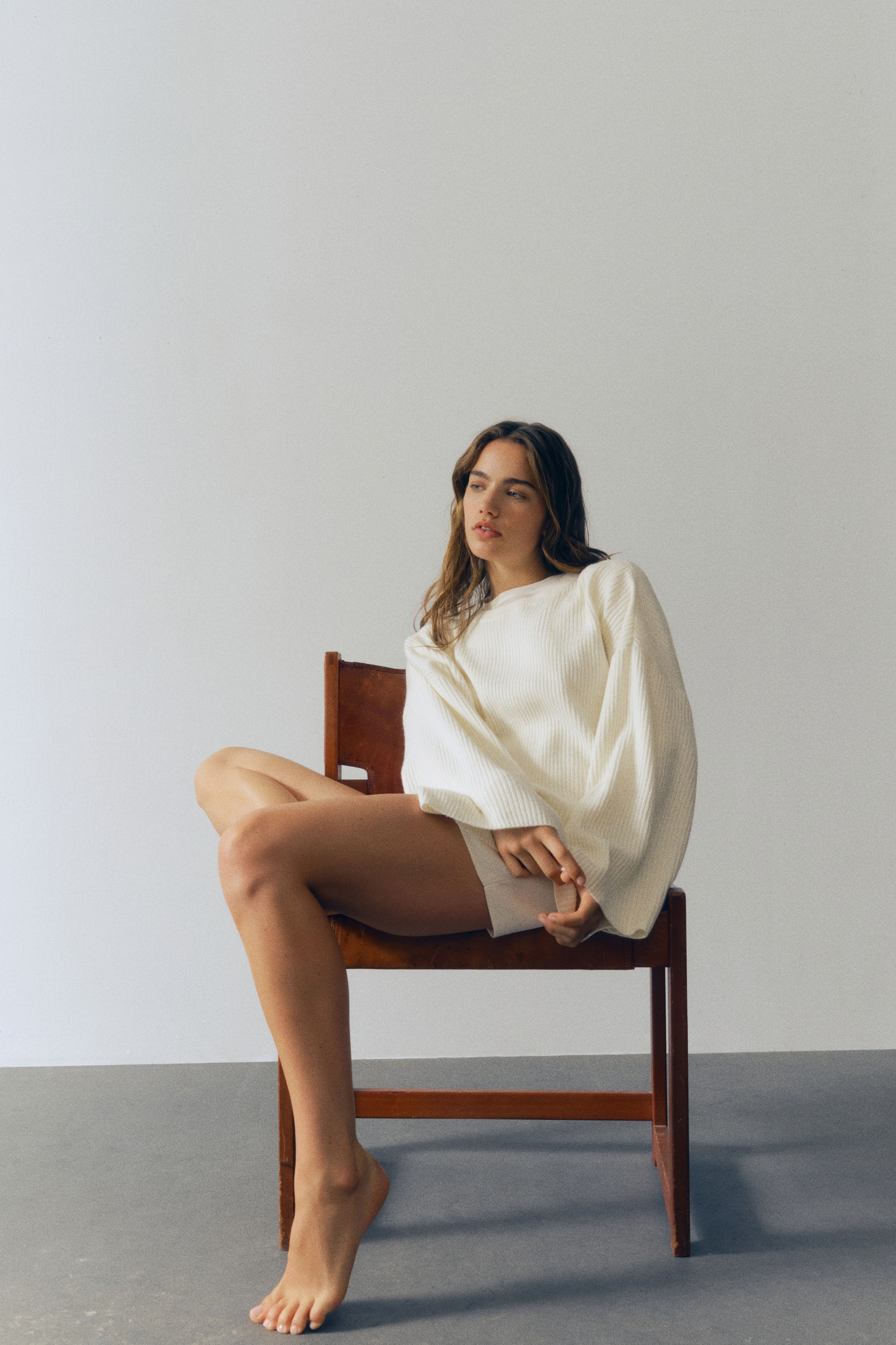 Rib-Knit Sweater