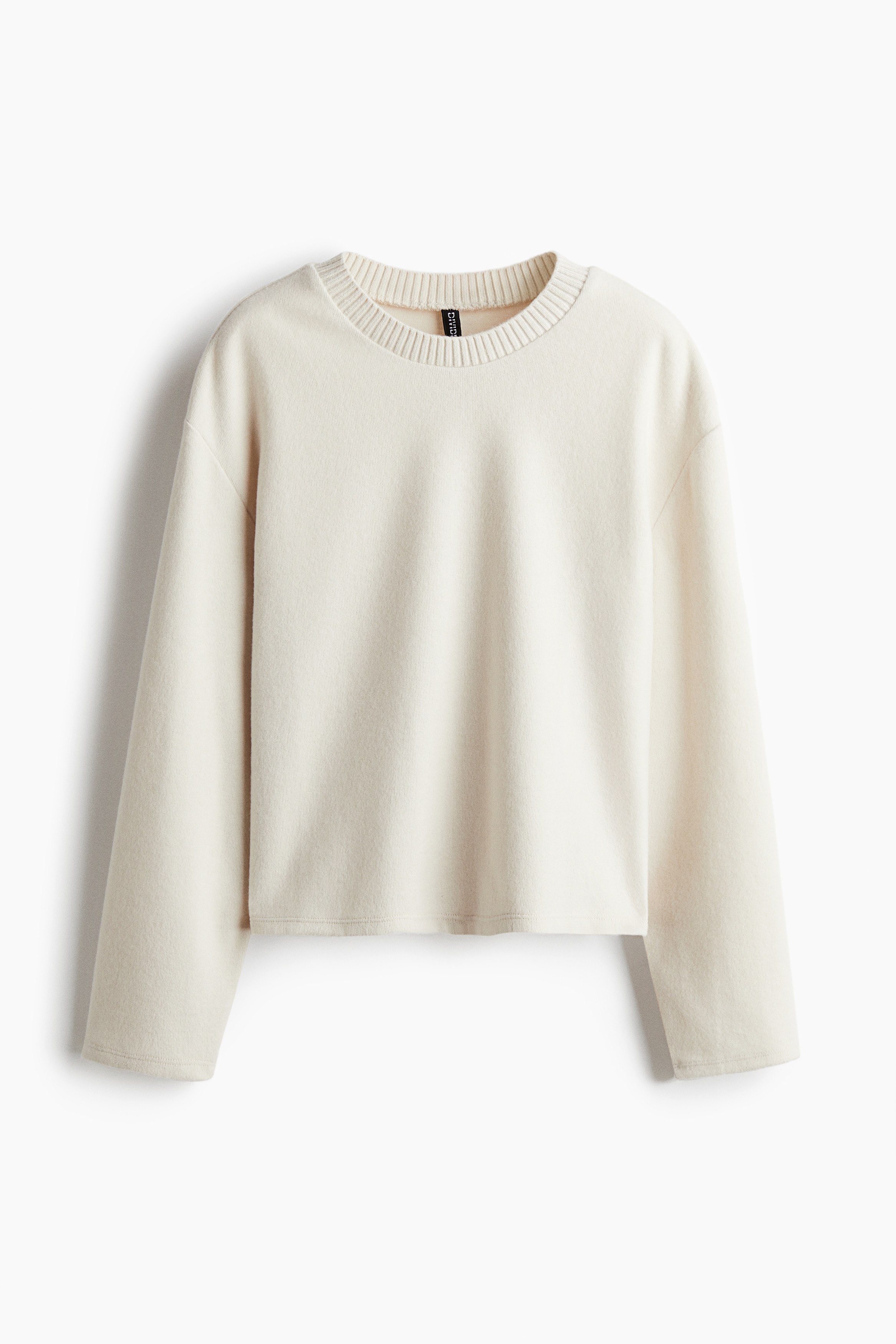 오버사이즈 스웨트셔츠 - 라이트 베이지/네이비 블루/버건디