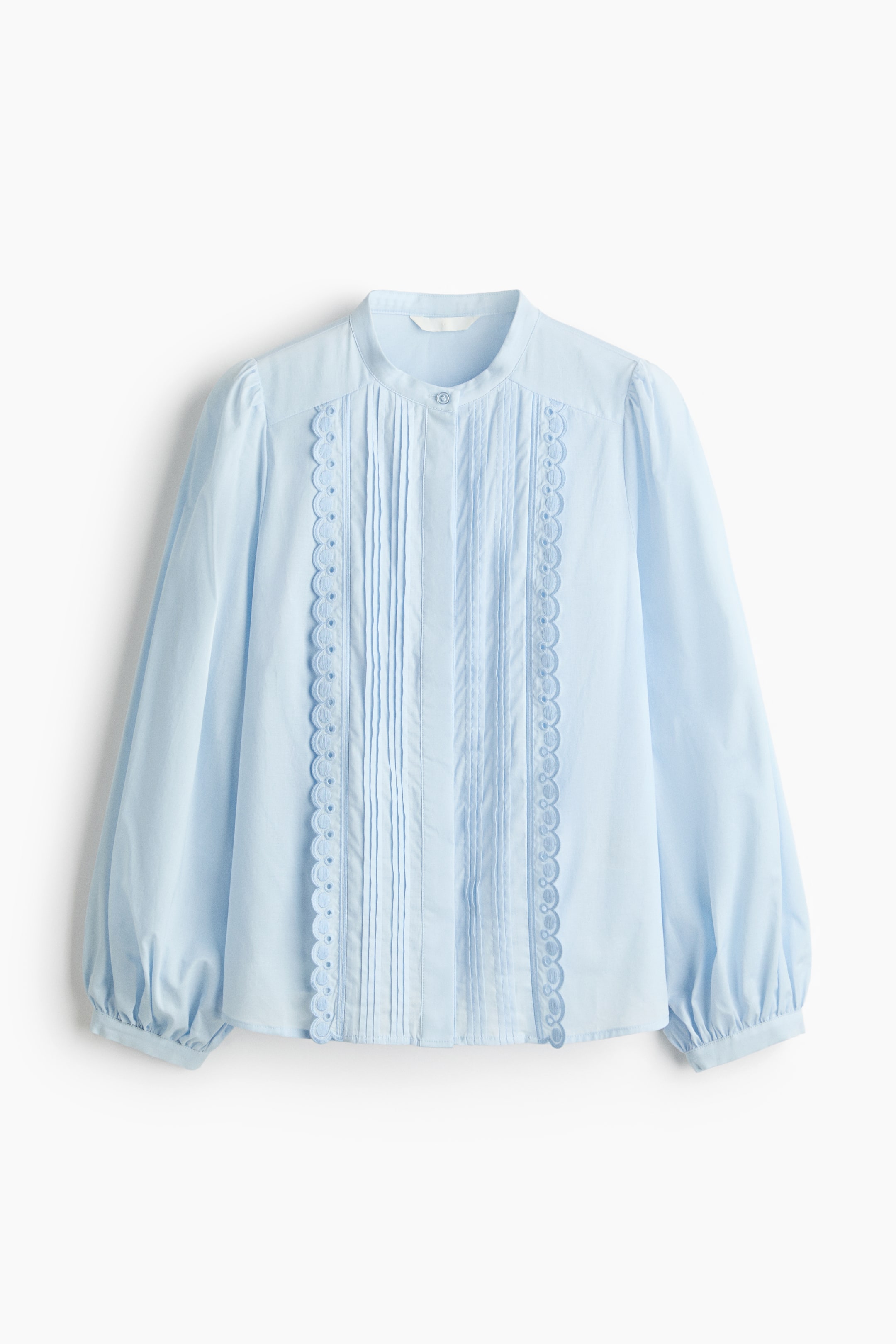 Blouse en coton avec plis nervure