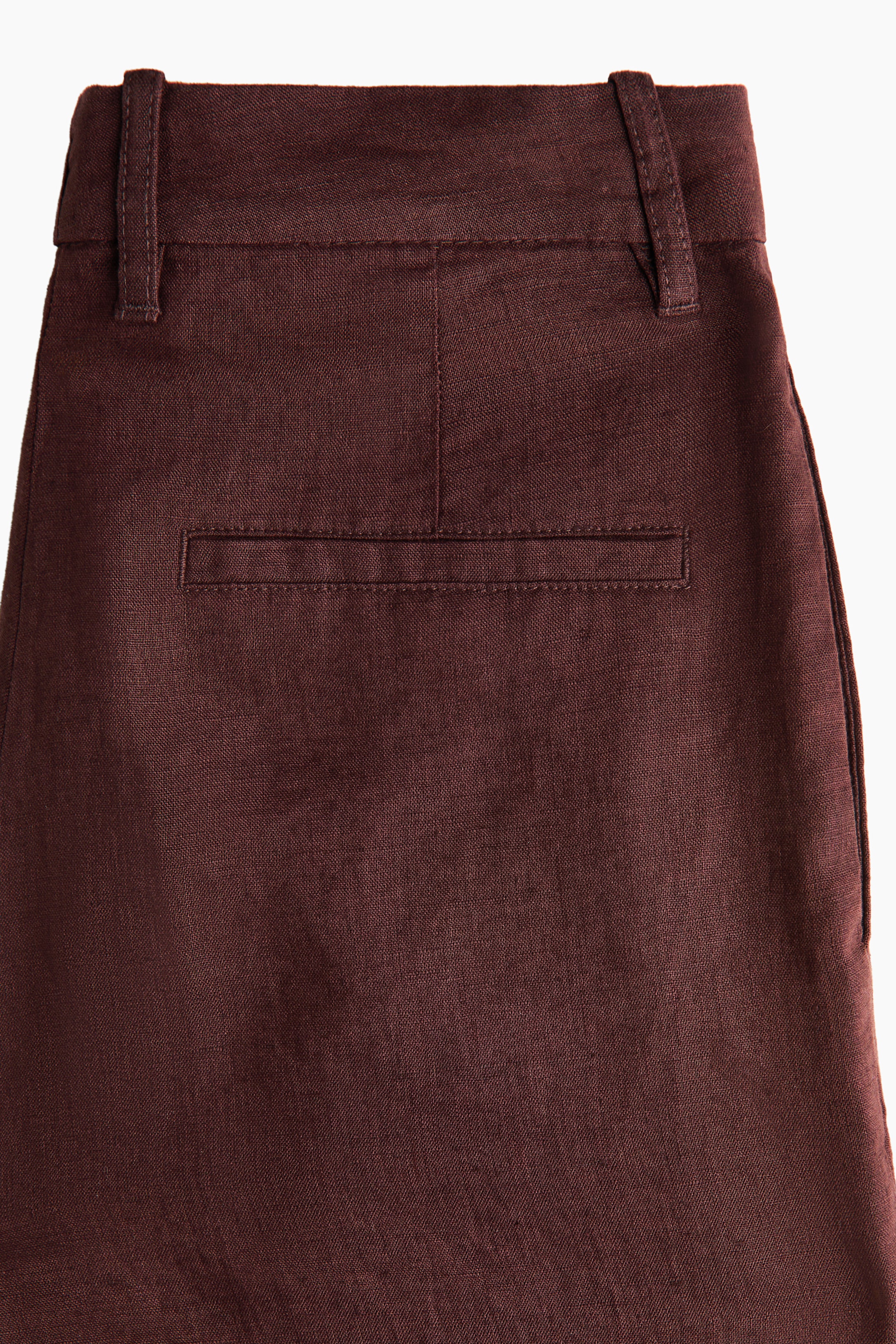 Pantalon sur mesure en lin