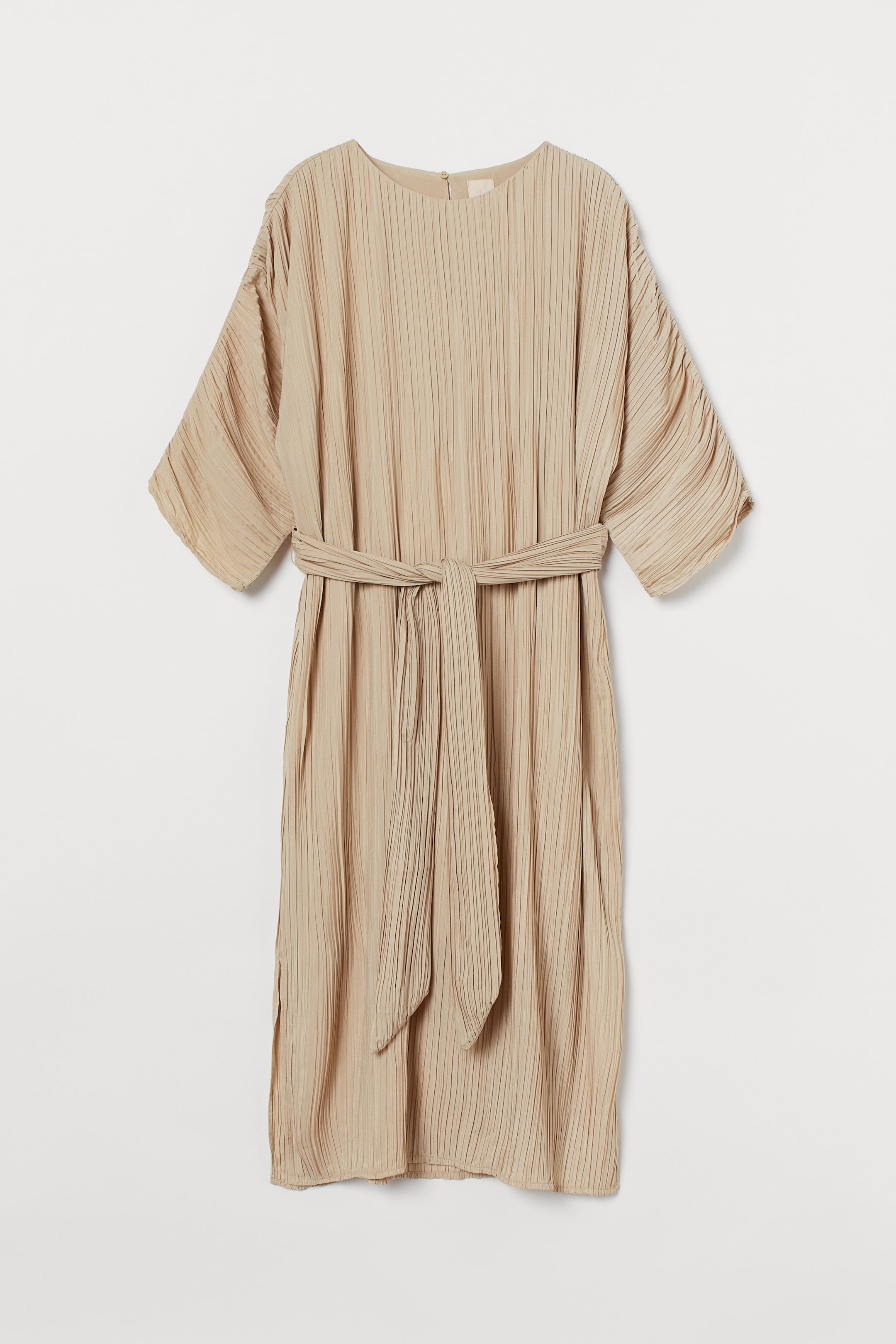 View larger image: Pleated dress - Beige - Ladies | H&M 1